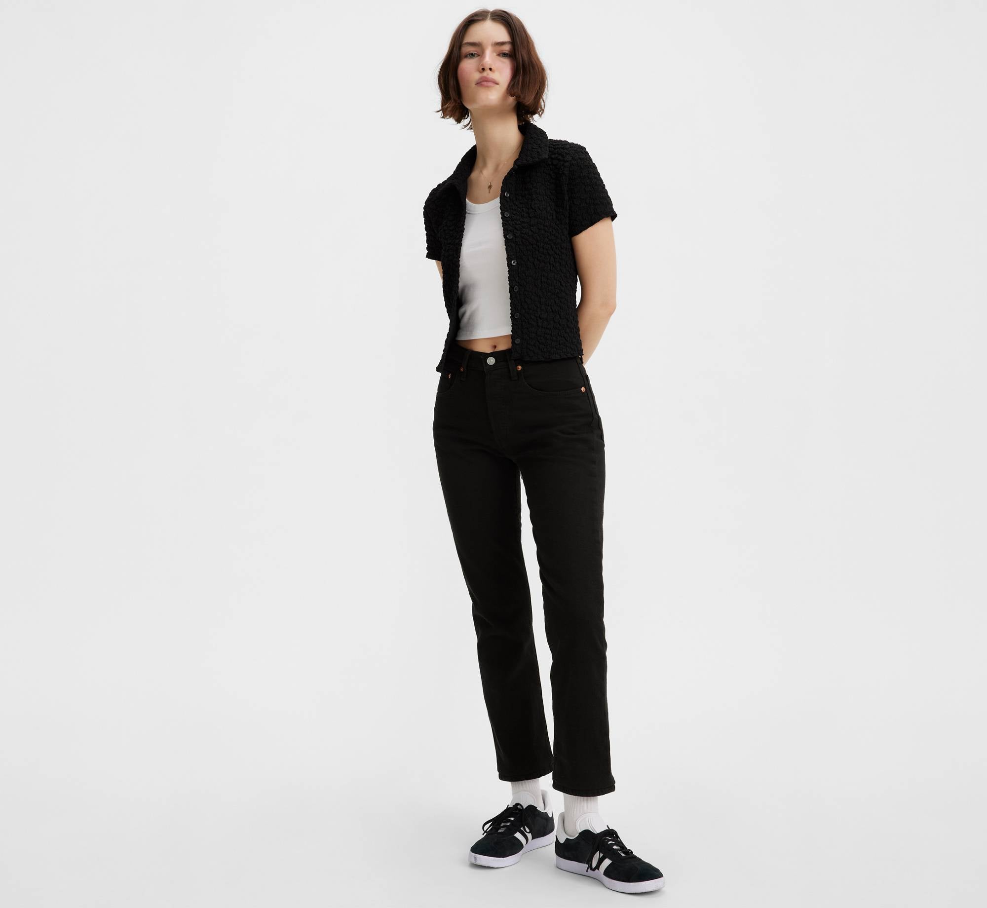 Jeans Levi's 501™ Crop - Black Sprout