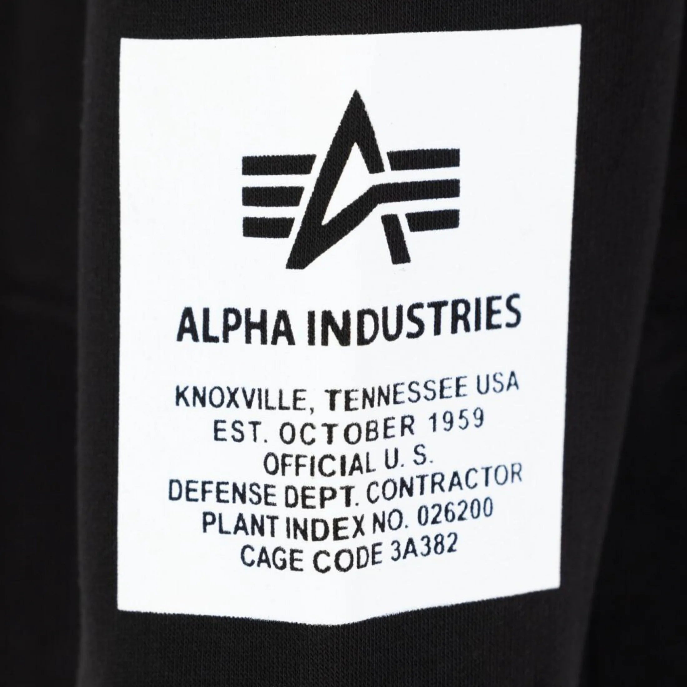 Alpha Hoody Felpa Alpha Industries - Black