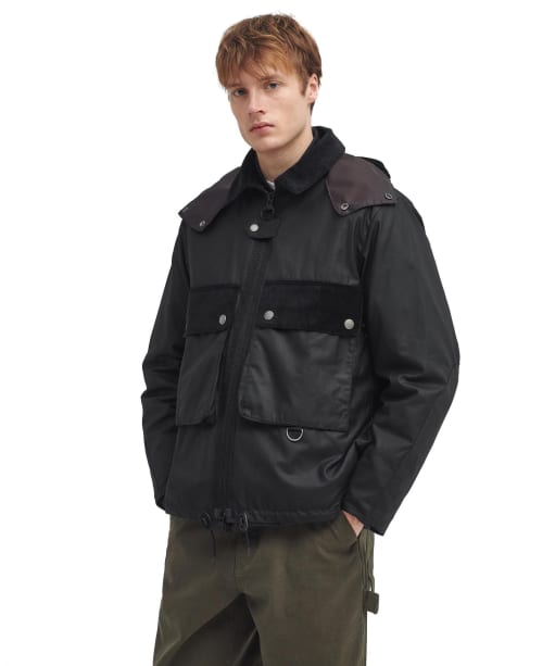 RE-Engineered Spey Wax Jacket FW24 Barbour - Black