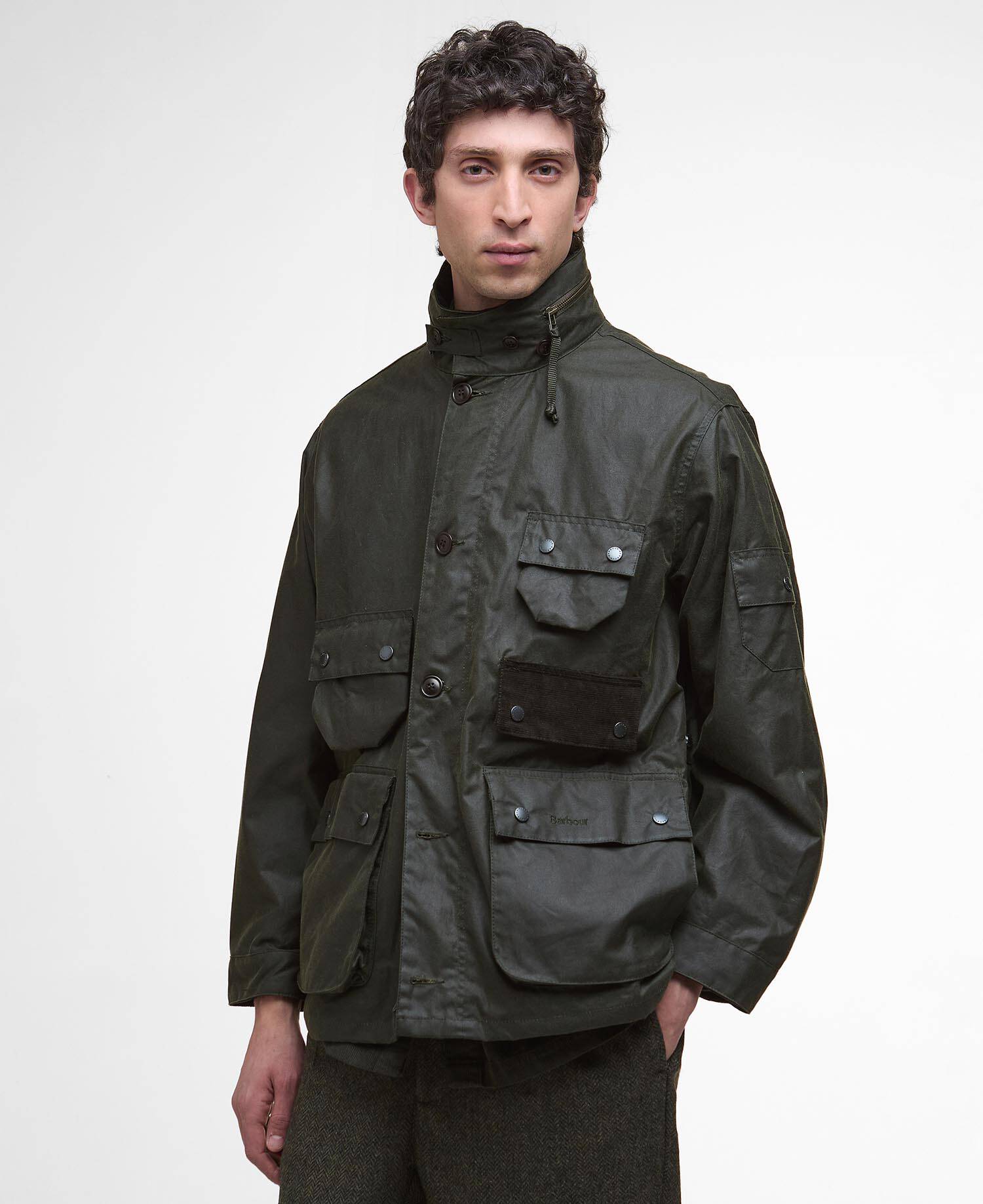 Editor Wax Jacket Barbour AW25 - Archive Olive