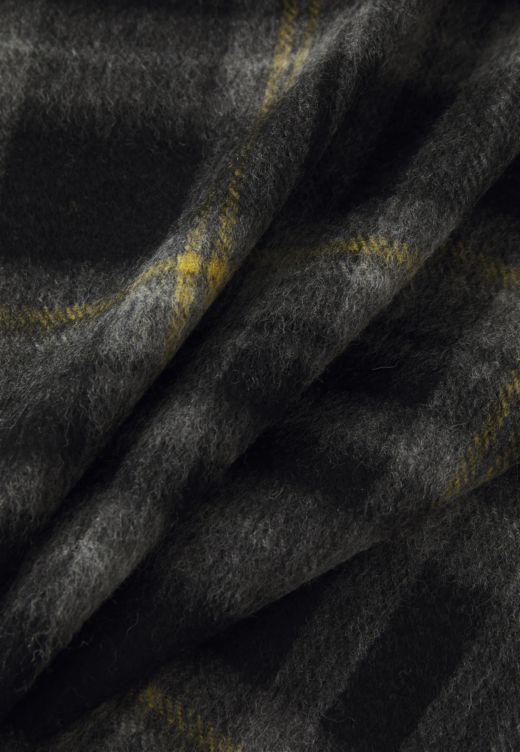 Tartan Cashmere Scarf Lyle &amp; Scott - Jet Black