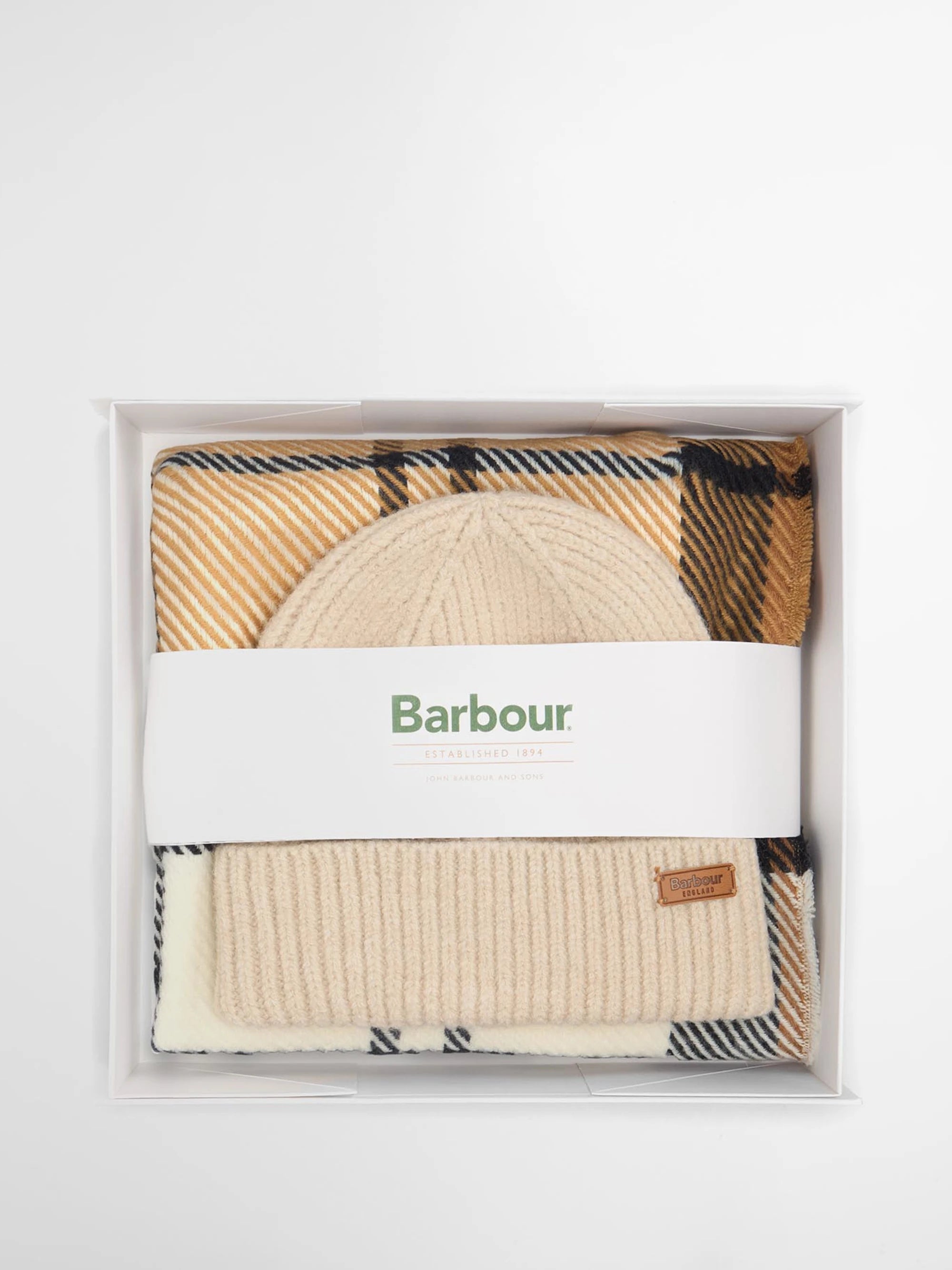 Pendele Gift Set Beanie & Blair Scarf Set AW25 Barbour - Hessian Navy