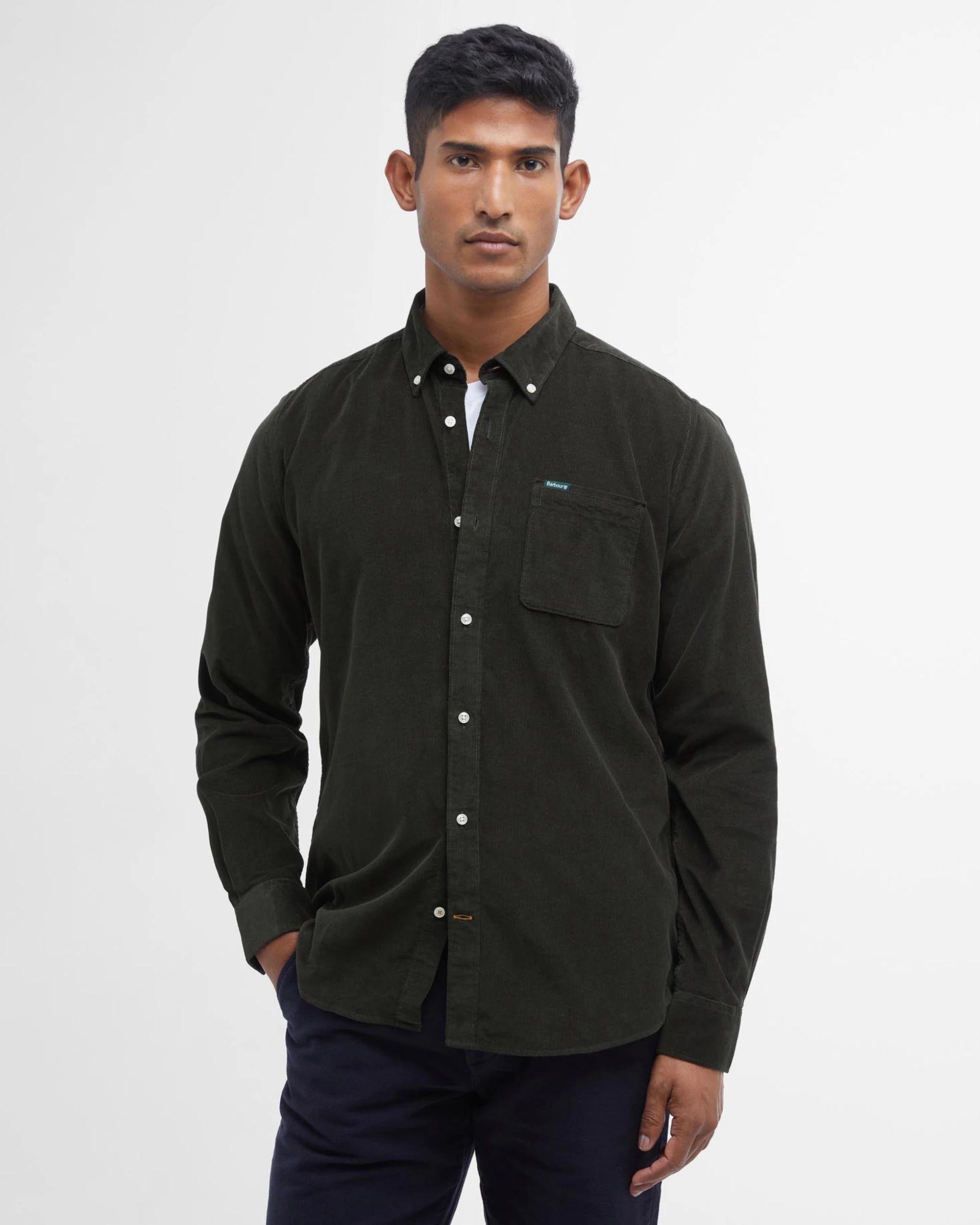 Ramsey Tailored Shirt AW25 Barbour - Forest