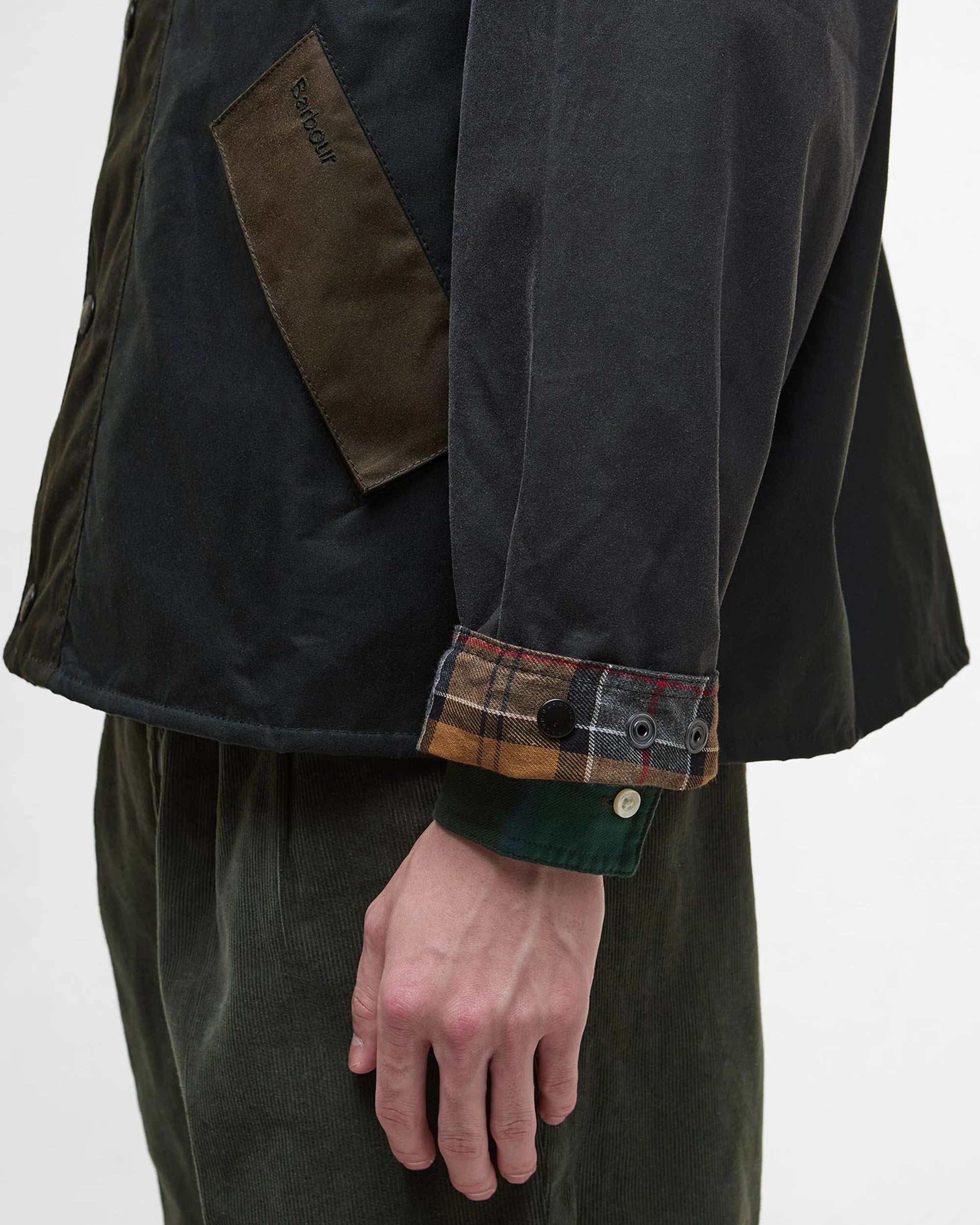 Patchwork Transport Wax Jacket AW25 Barbour - Sage Multi