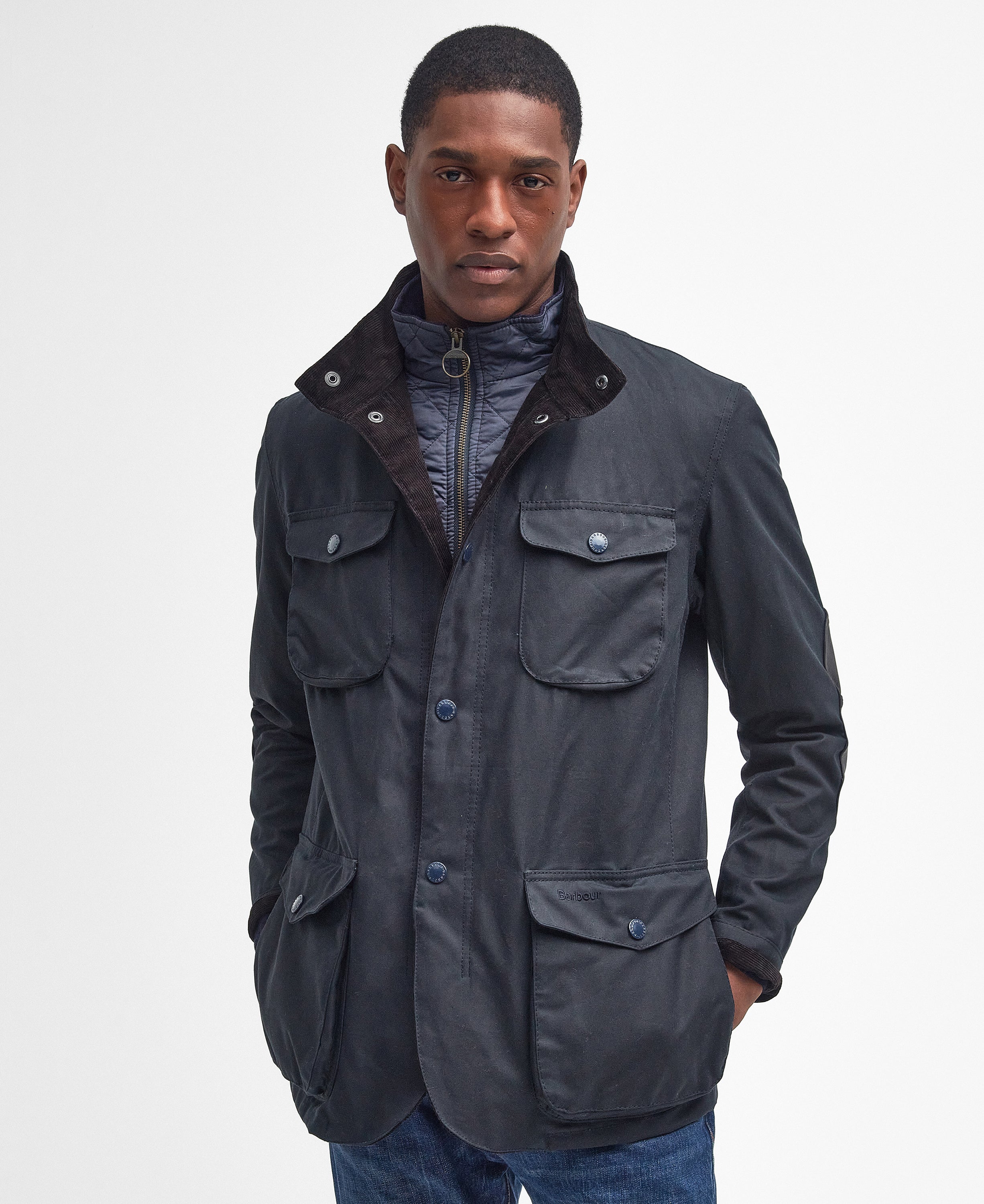 Ogston Wax Jacket AW25 Barbour - Black