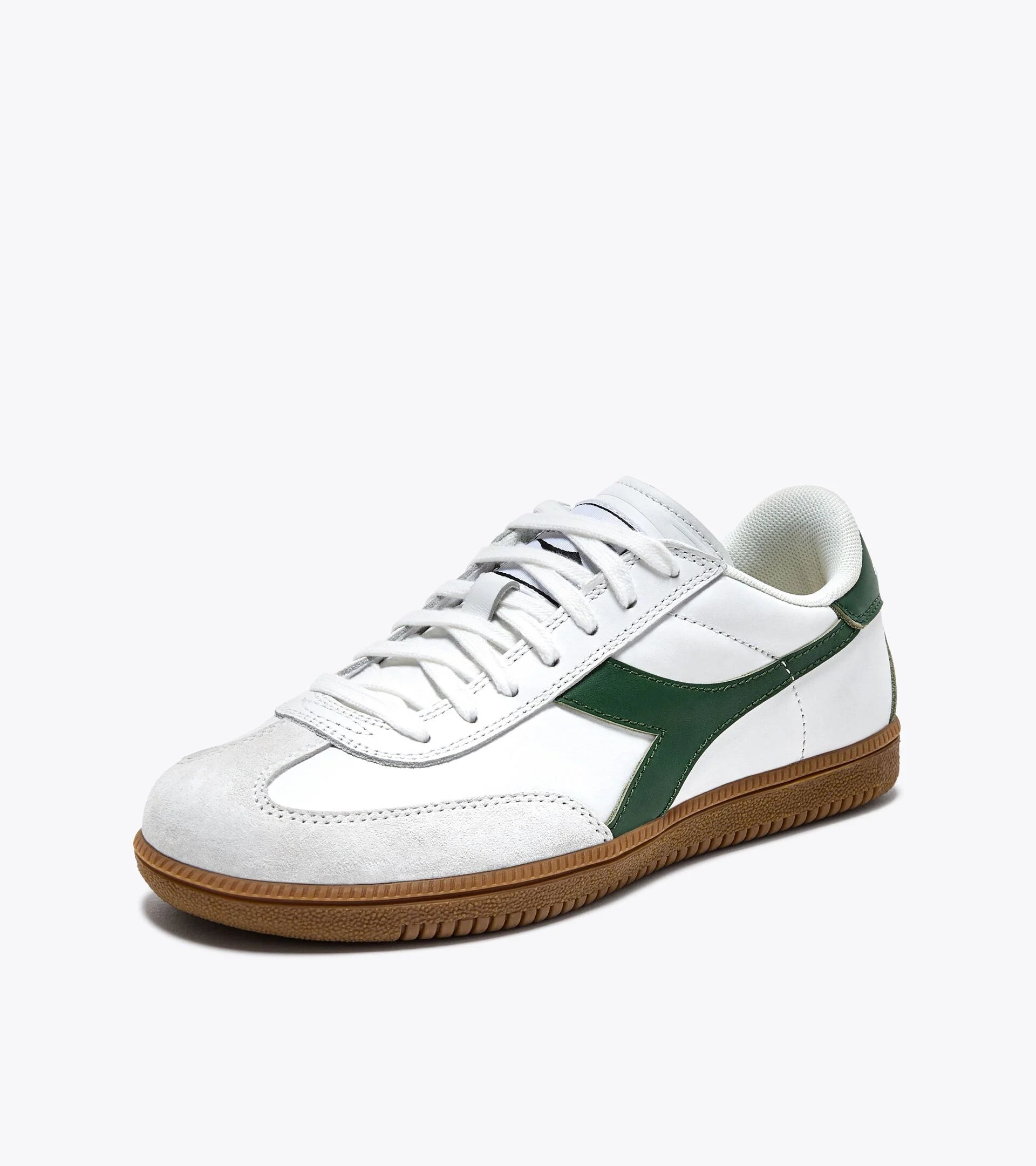 Trainer Sneaker in pelle Diadora - White / Fogliage Green