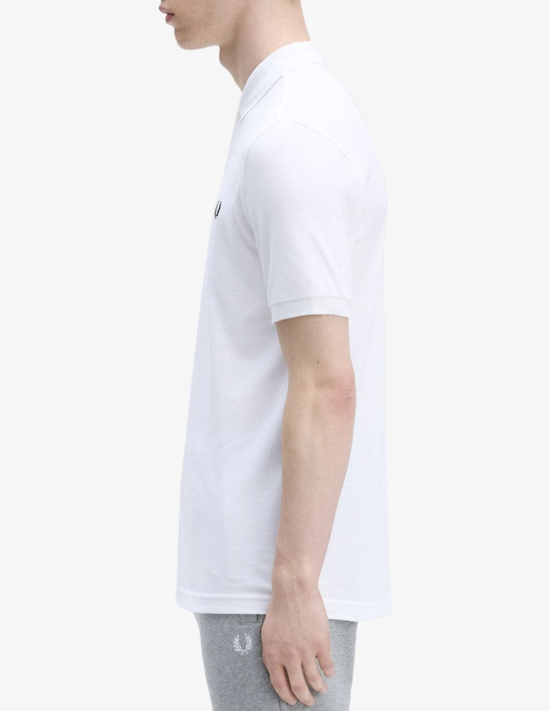 FP Plain Fred Perry Polo Shirt - 100 White