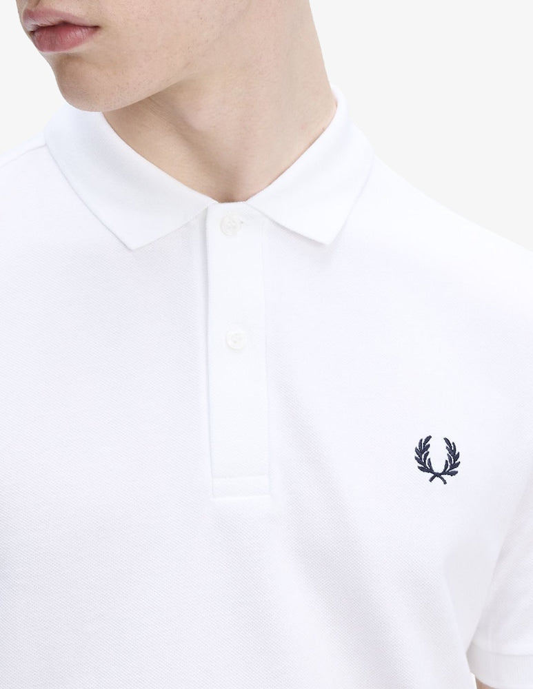 FP Plain Fred Perry Polo Shirt - 100 White