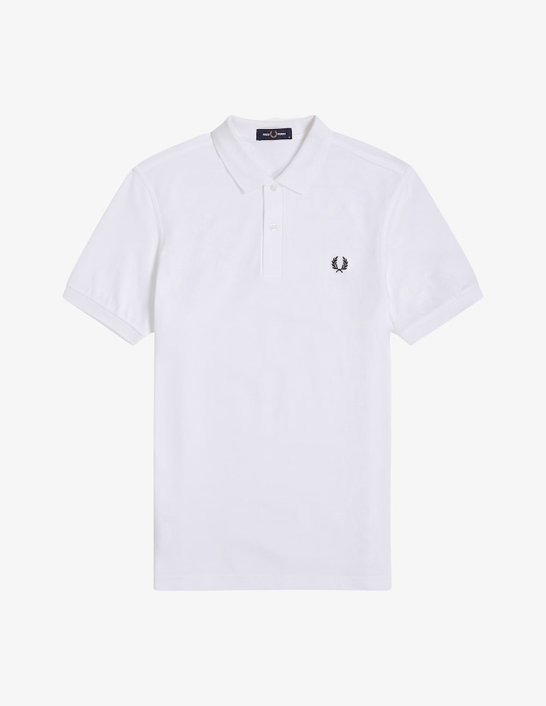 FP Plain Fred Perry Polo Shirt - 100 White