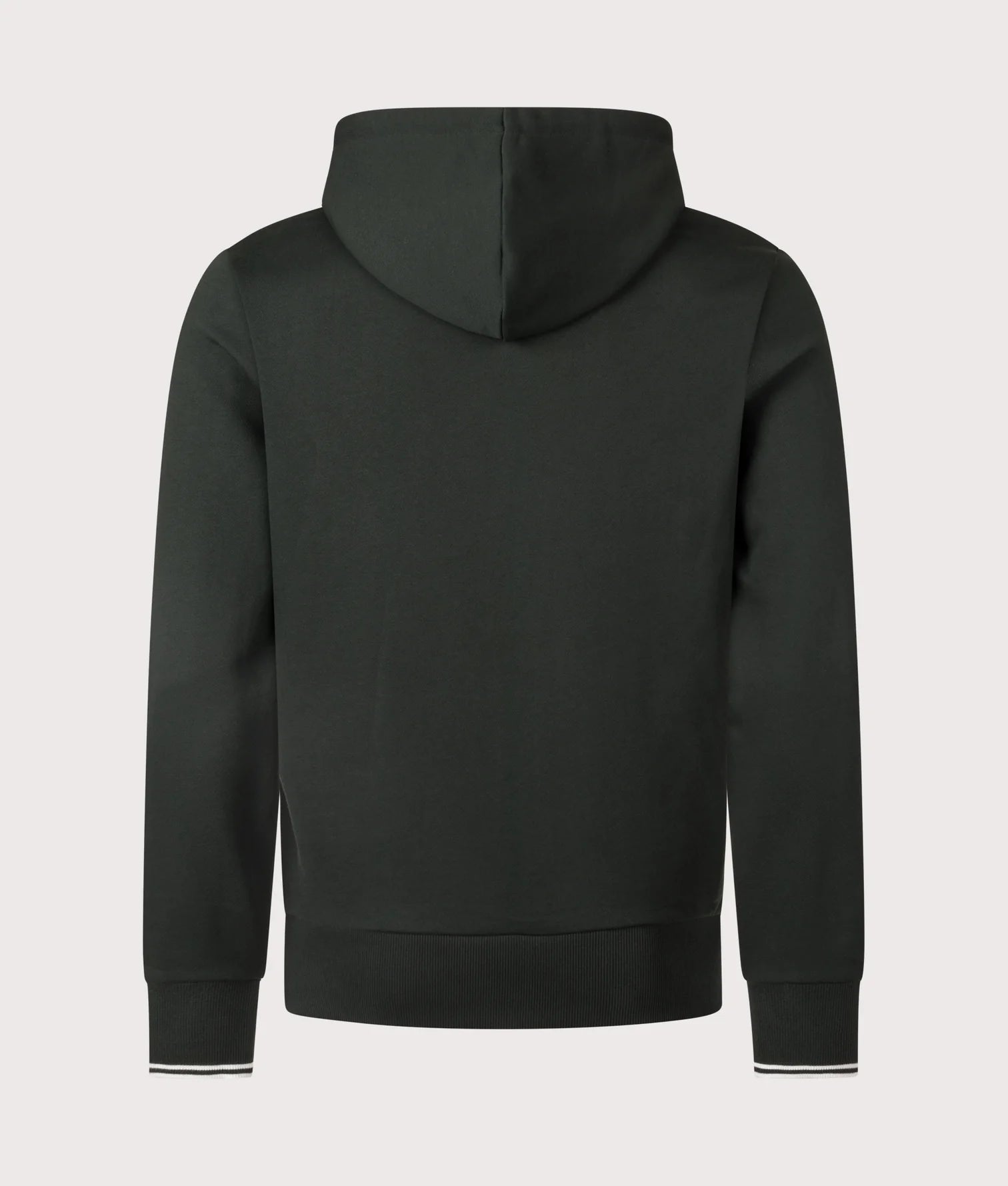Tipped Hooded Sweatshirt Fred Perry AW25 - Night Green / Snow White