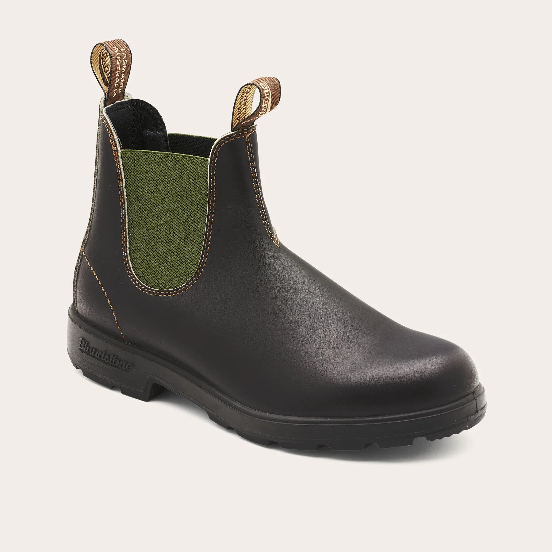 519 Stout Brown Leather Fw24 Blundstone- Brown / Olive