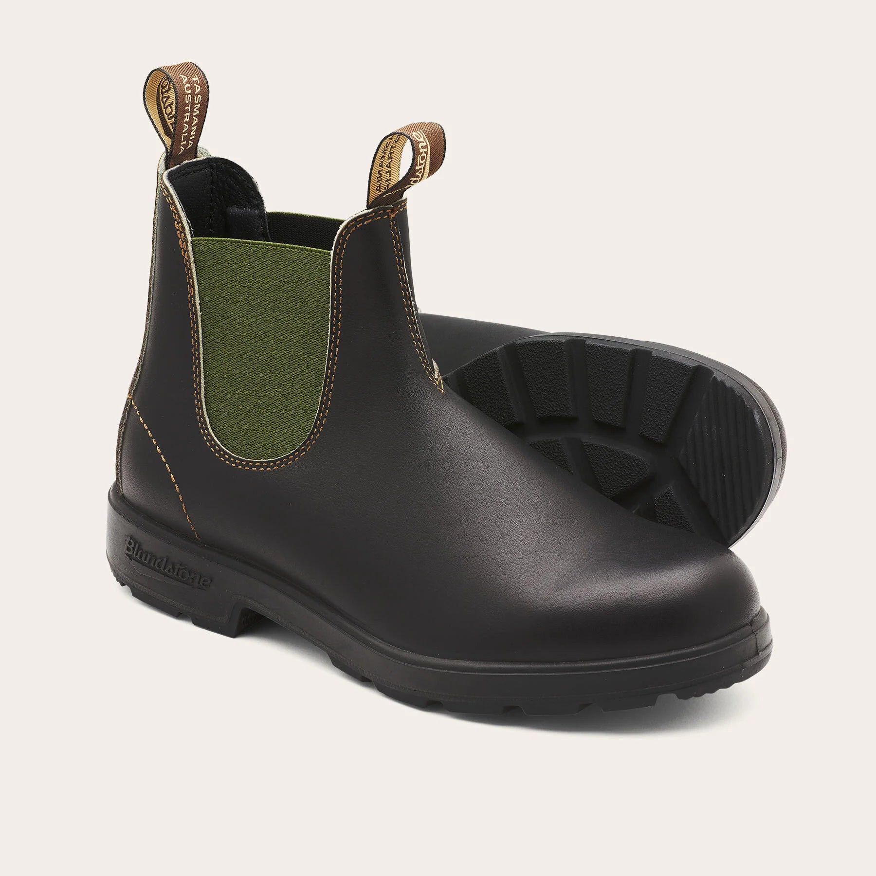 519 Stout Brown Leather Fw24 Blundstone- Brown / Olive