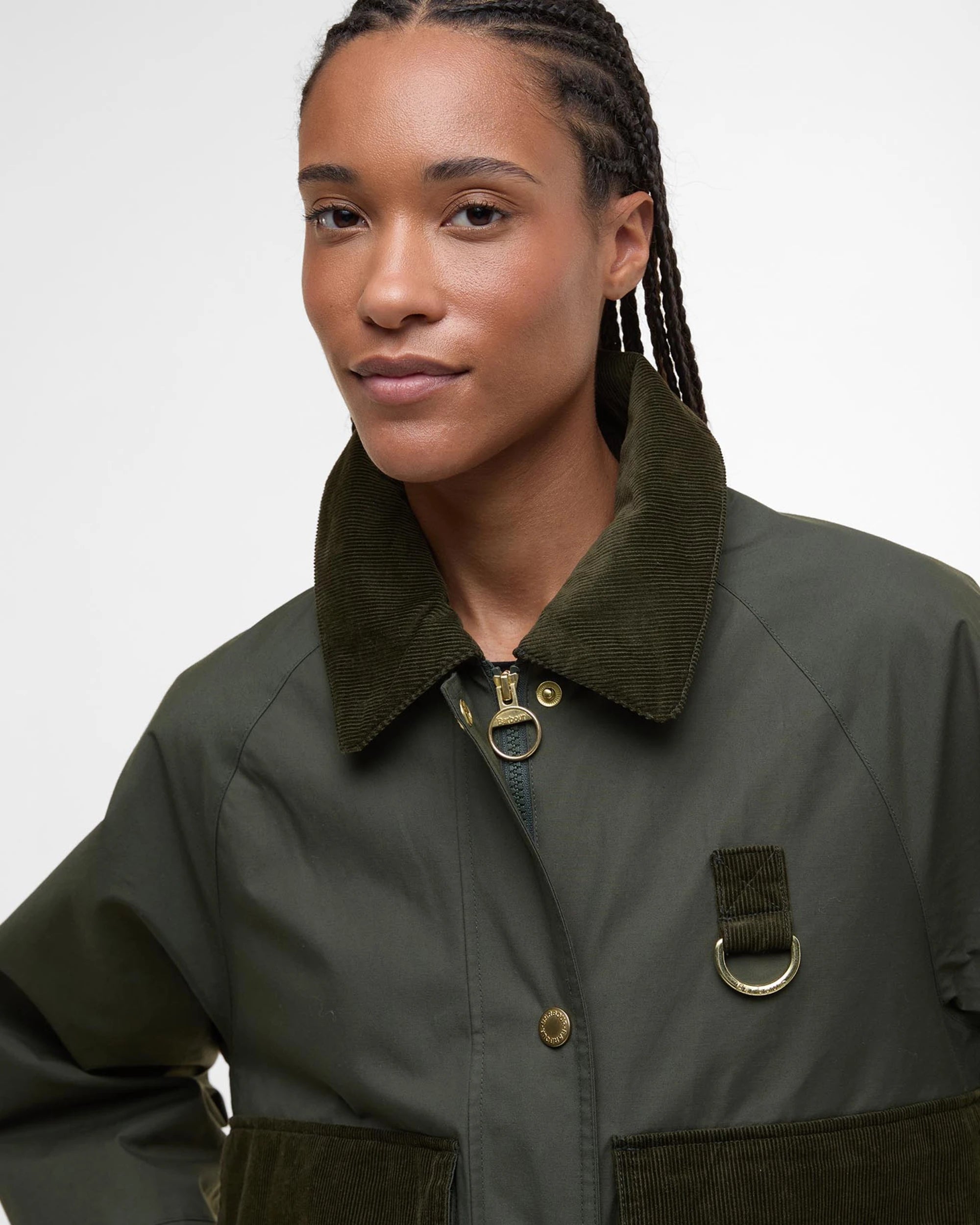 Phobe Casual Jacket AW25 Barbour Donna - Olive / Brown