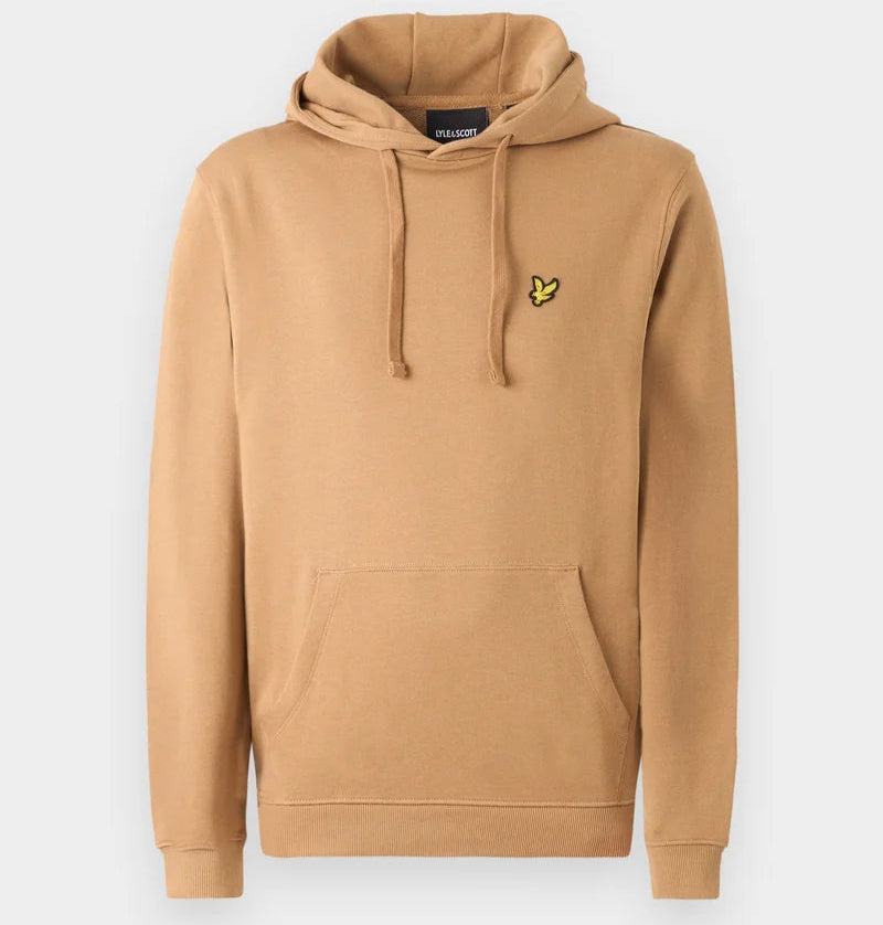 Brushed Back Hoodie Lyle & Scott AW25 - Tiger Eye