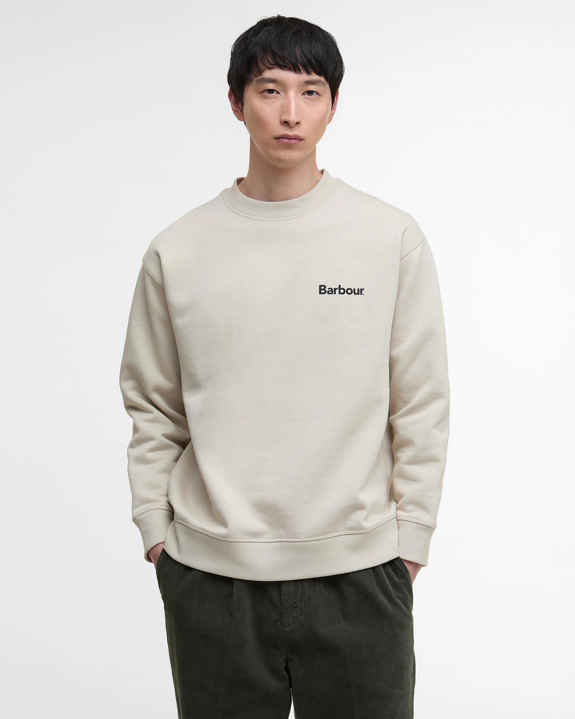 Brushed Oversized Crew Neck Nicholas - Mist
