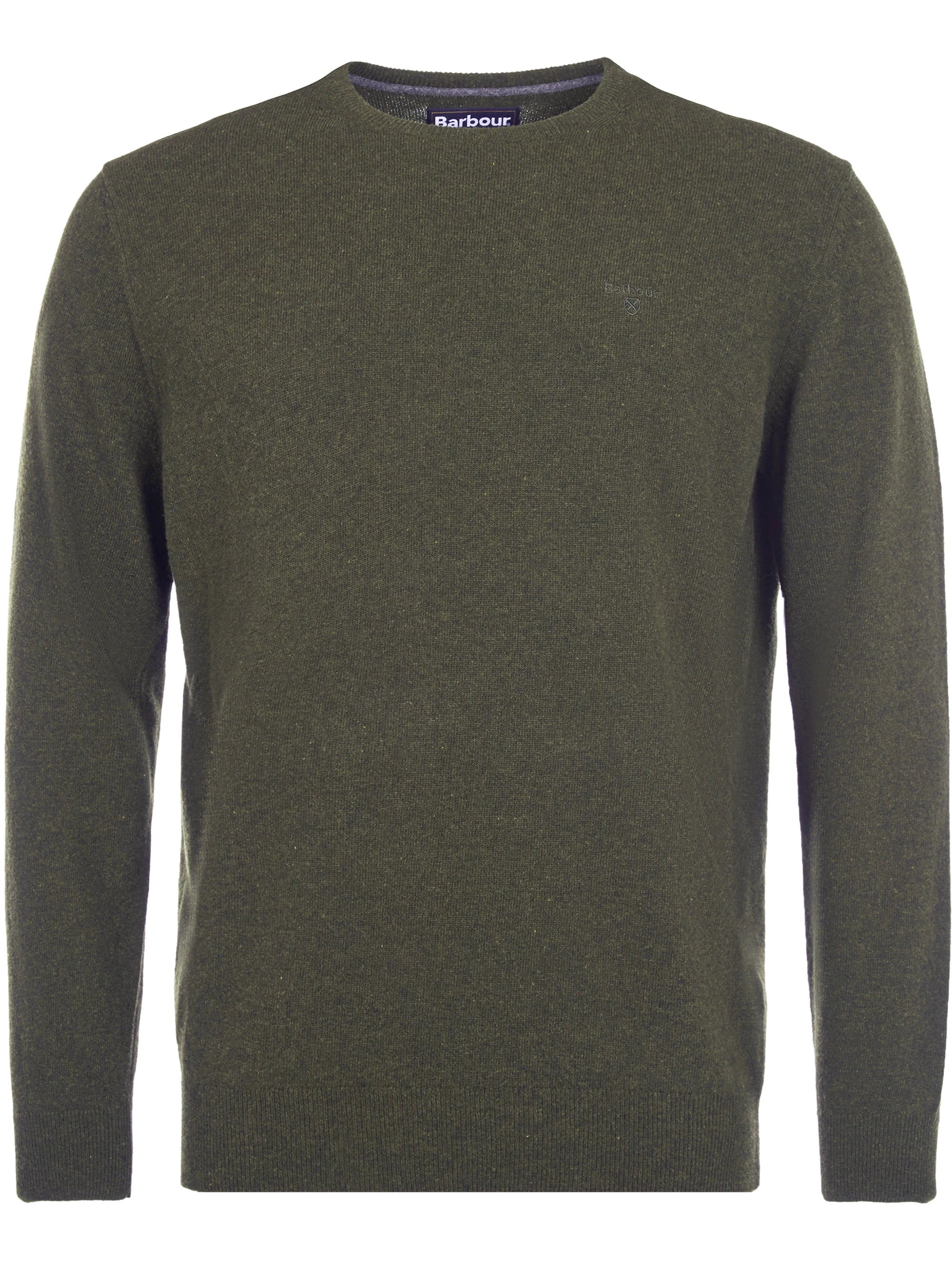 Essential L/Wool Crew AW25 Barbour - Seaweed