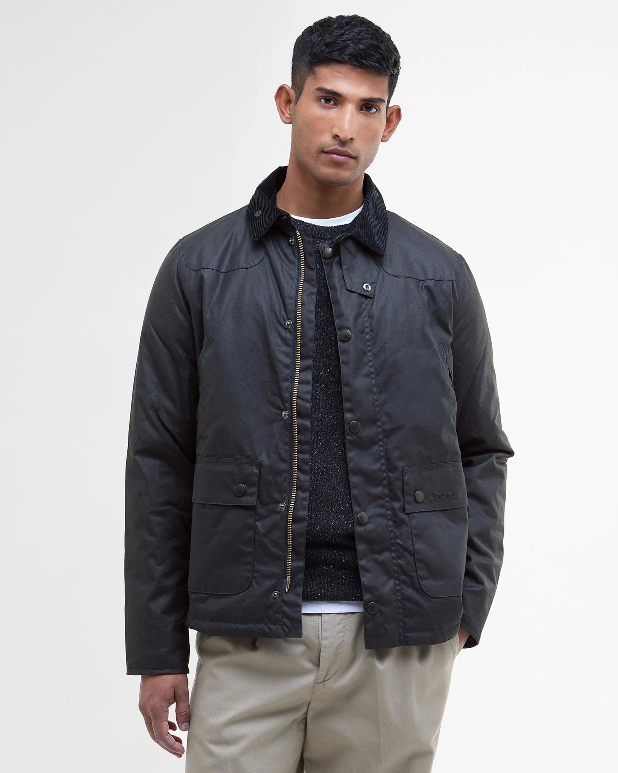 Reelin Wax Jacket AW25 Barbour - Navy