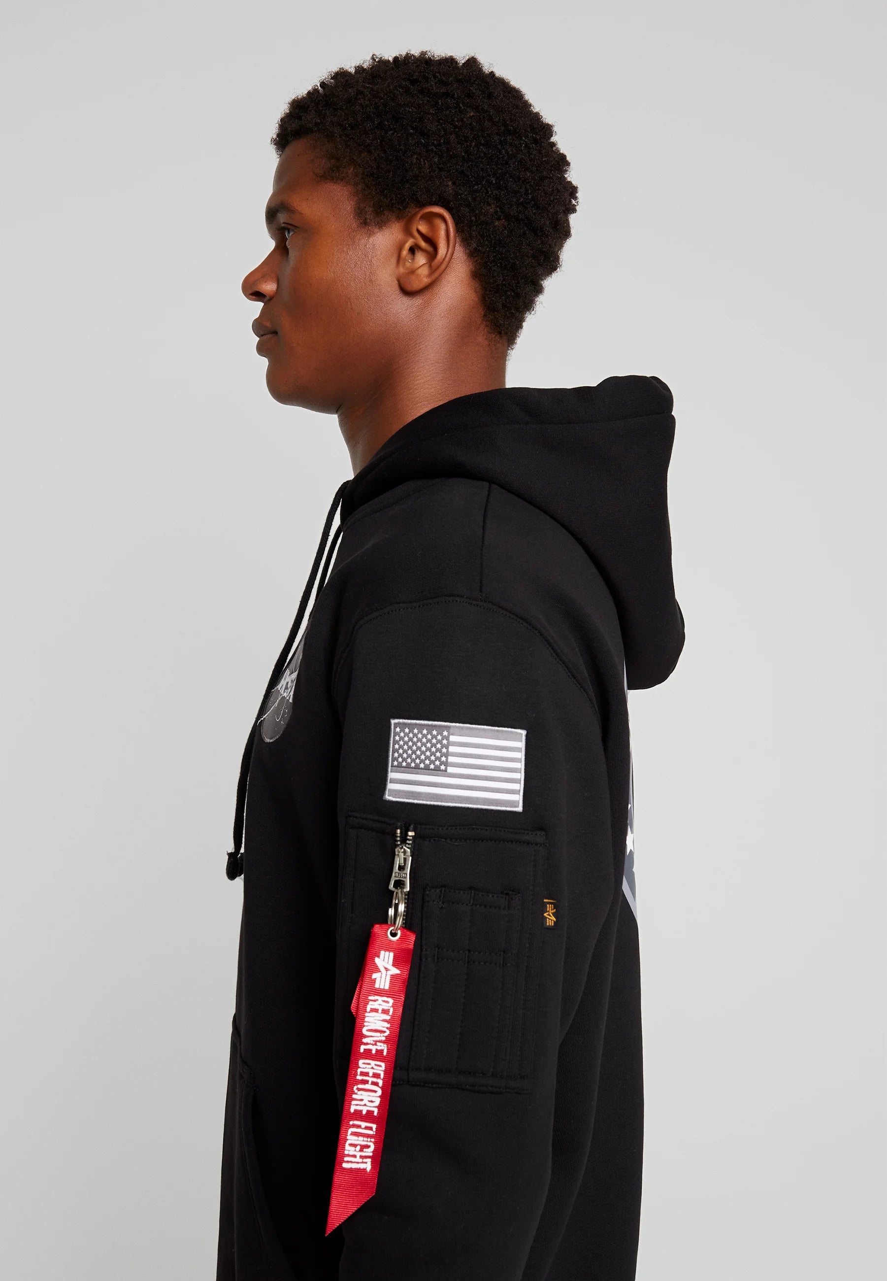 Space Shuttle Hoody Alpha Industries - Black