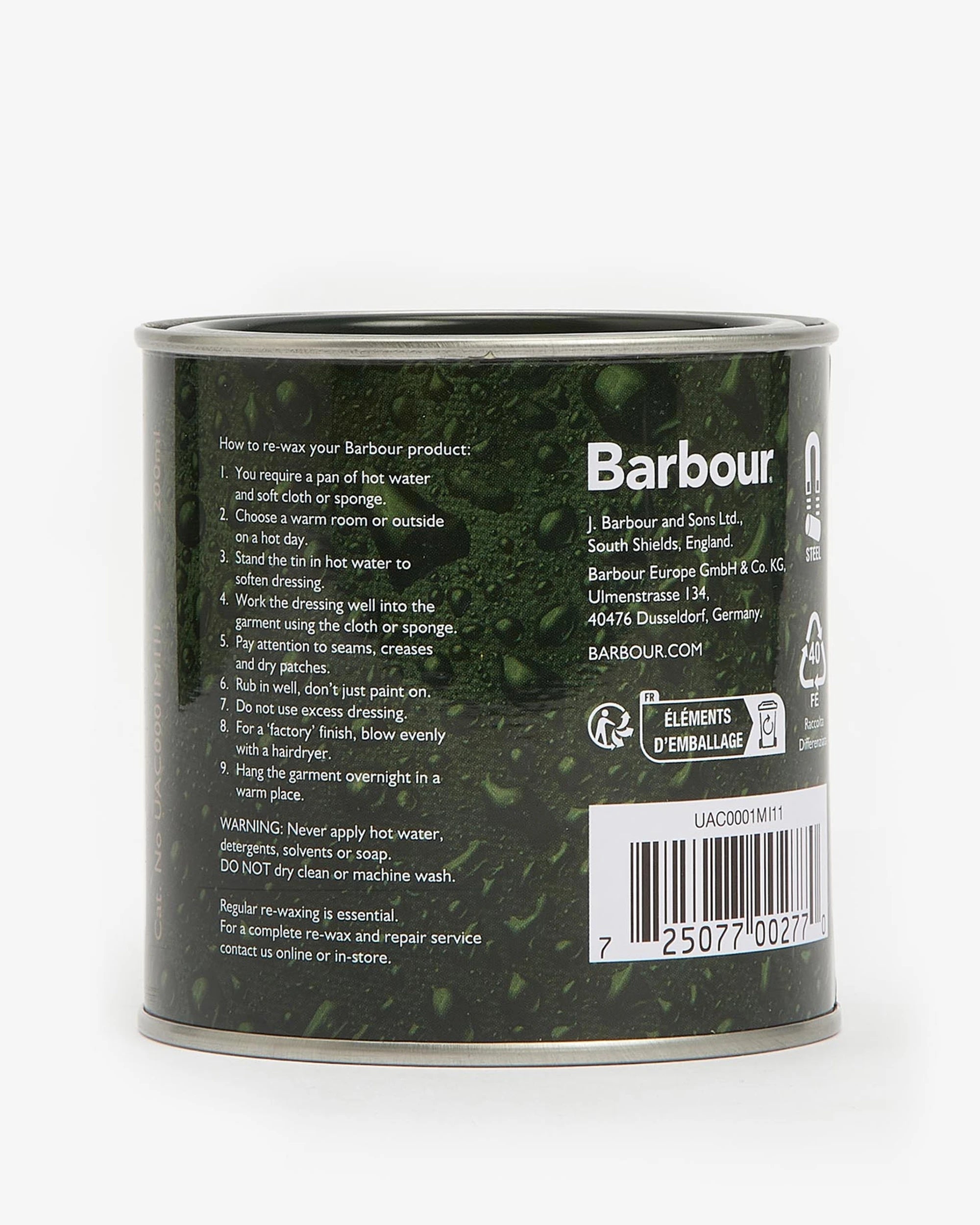 Wax Thornproof Dressing AW25 Barbour