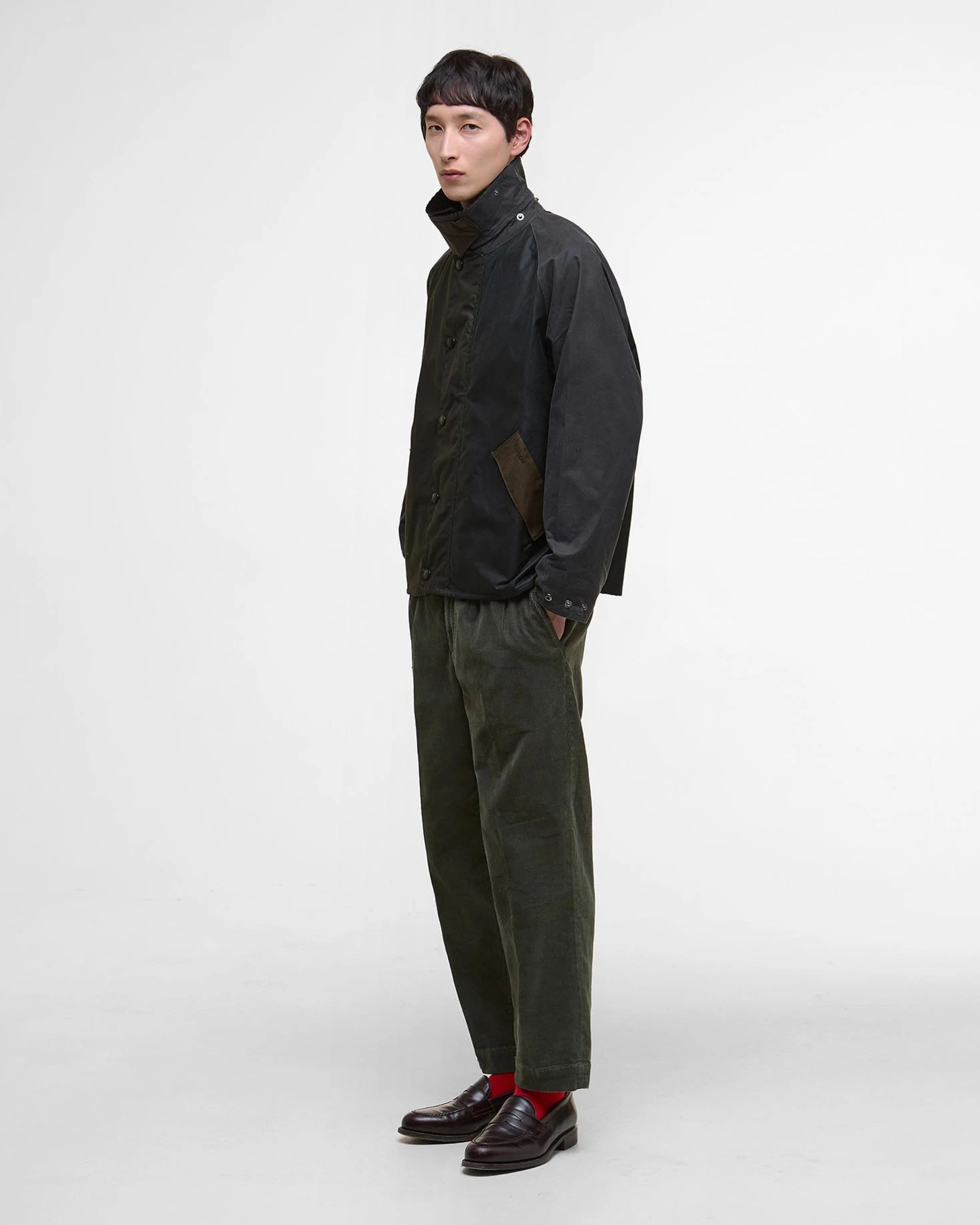 Patchwork Transport Wax Jacket AW25 Barbour - Sage Multi