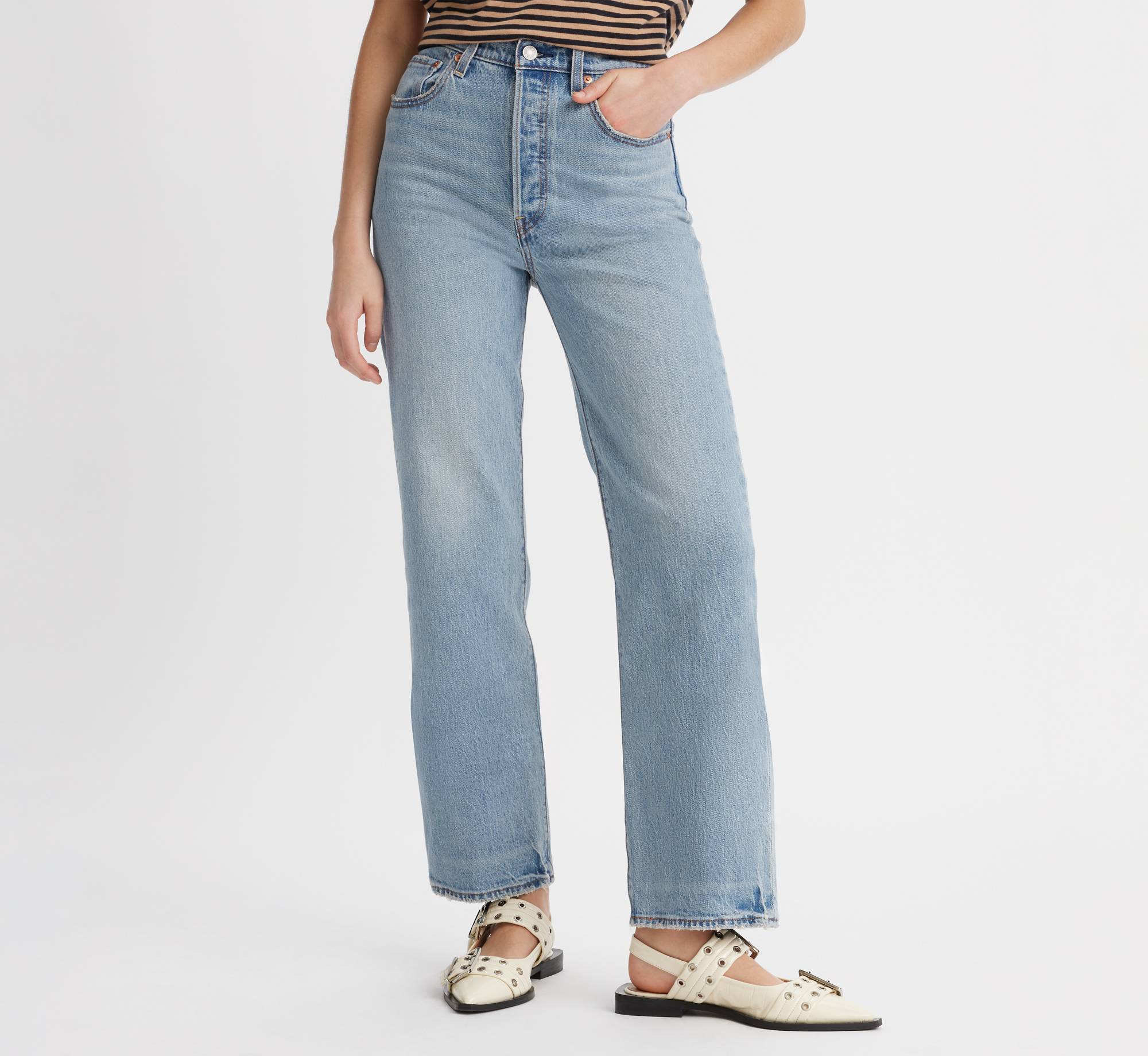 Jeans Levi's Ribcage Straight Ankle - Let'S Share