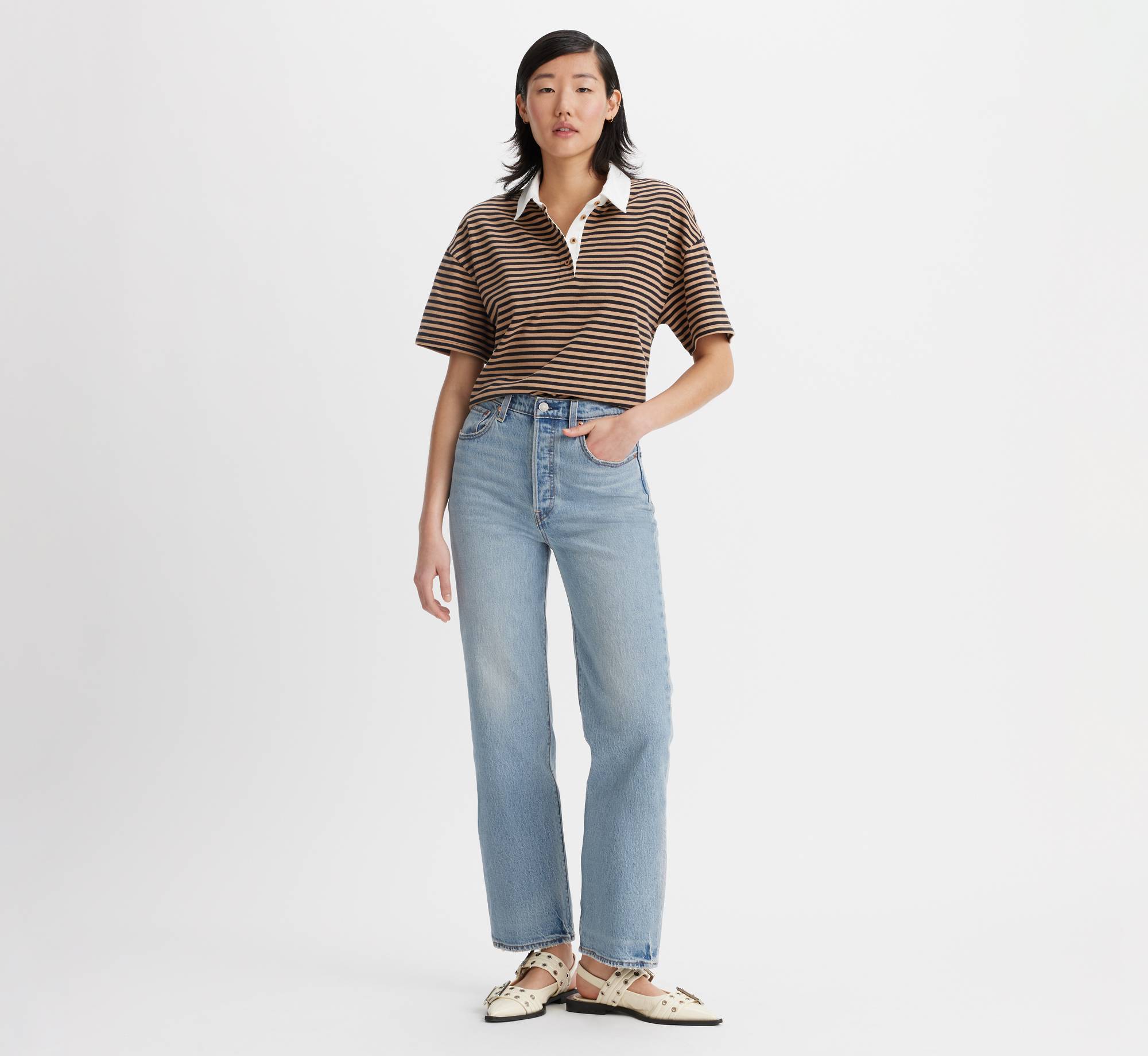 Jeans Levi's Ribcage Straight Ankle - Let'S Share