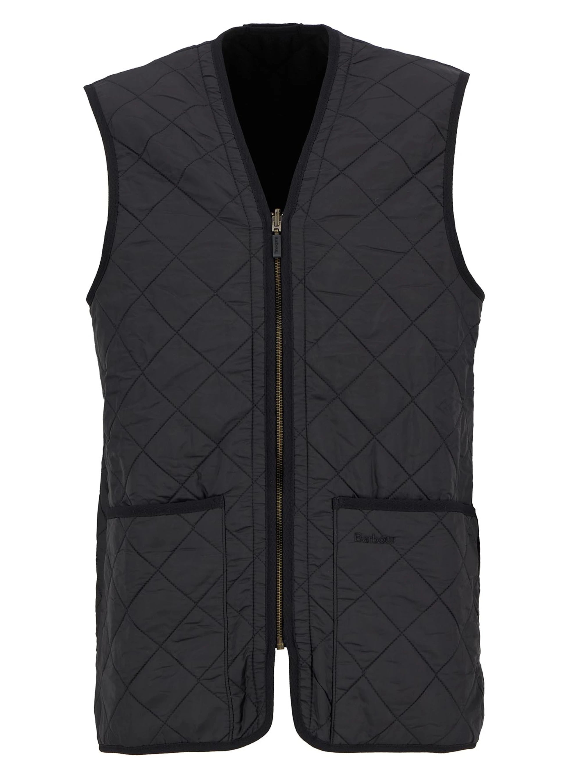 Polarquilt Waistcoat Zip Liner AW25 Barbour - Black