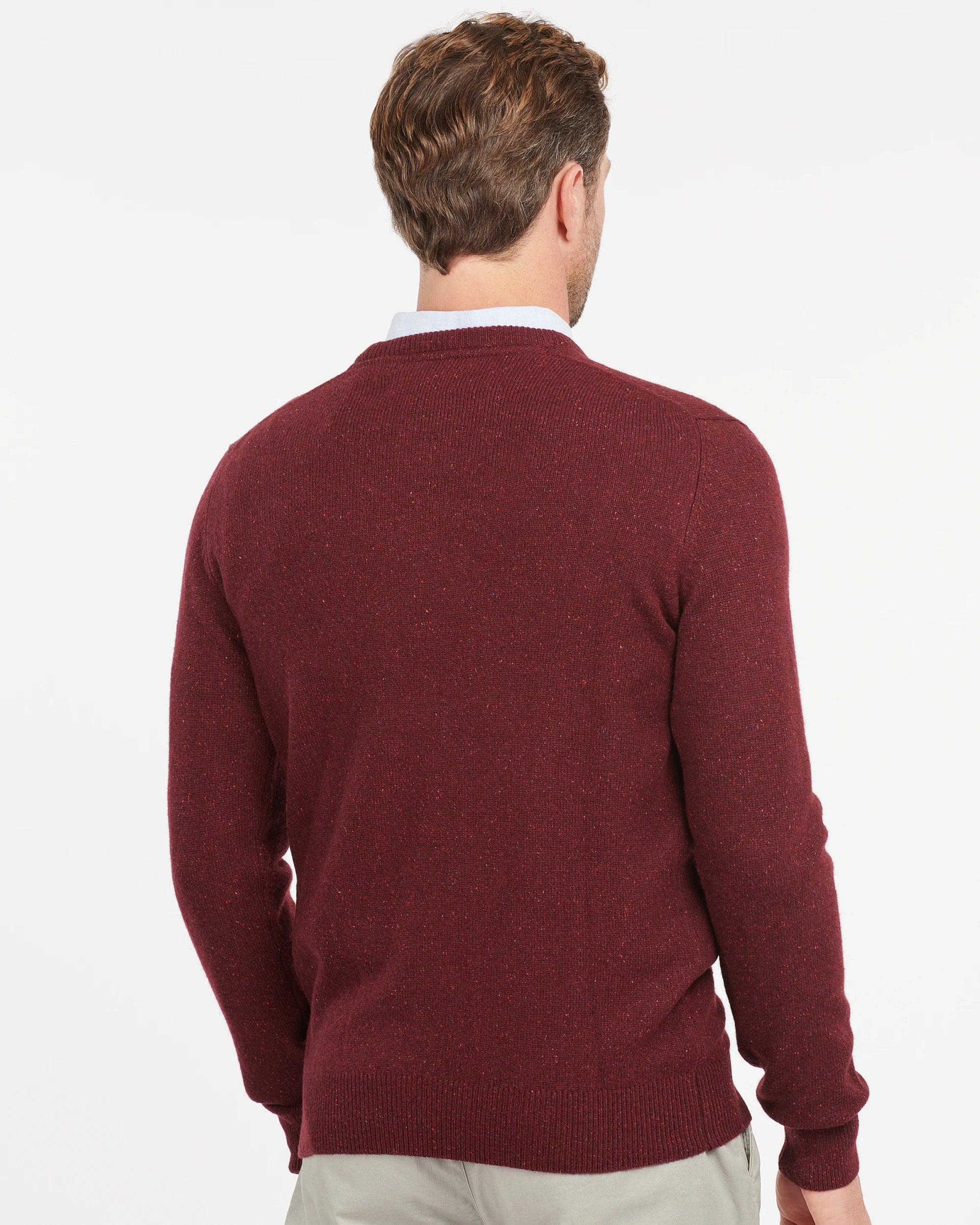 Essential Tisbury Crew AW25 Barbour - Ruby