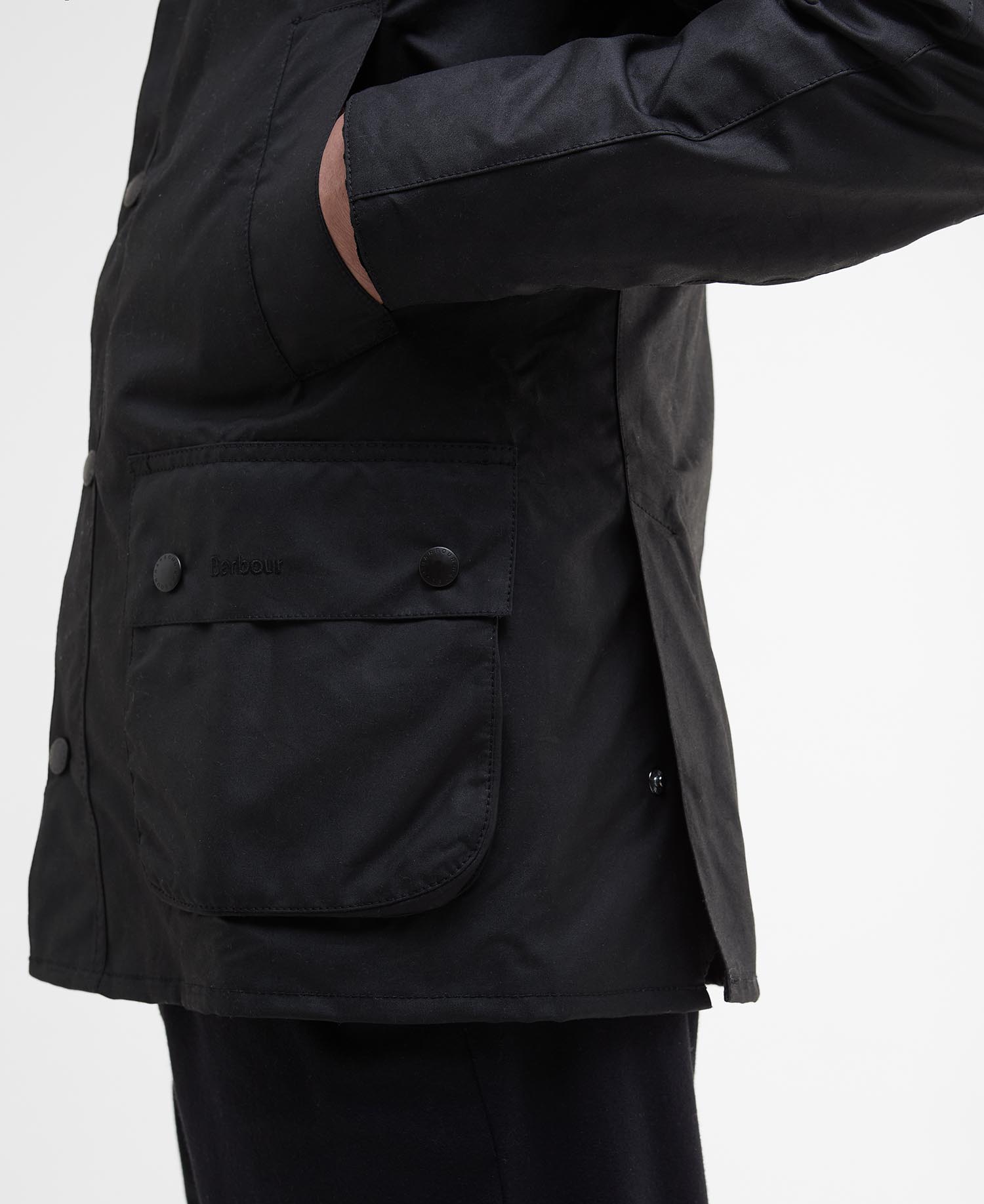 Ashby Wax Jacket AW25 Barbour - Black / Classic
