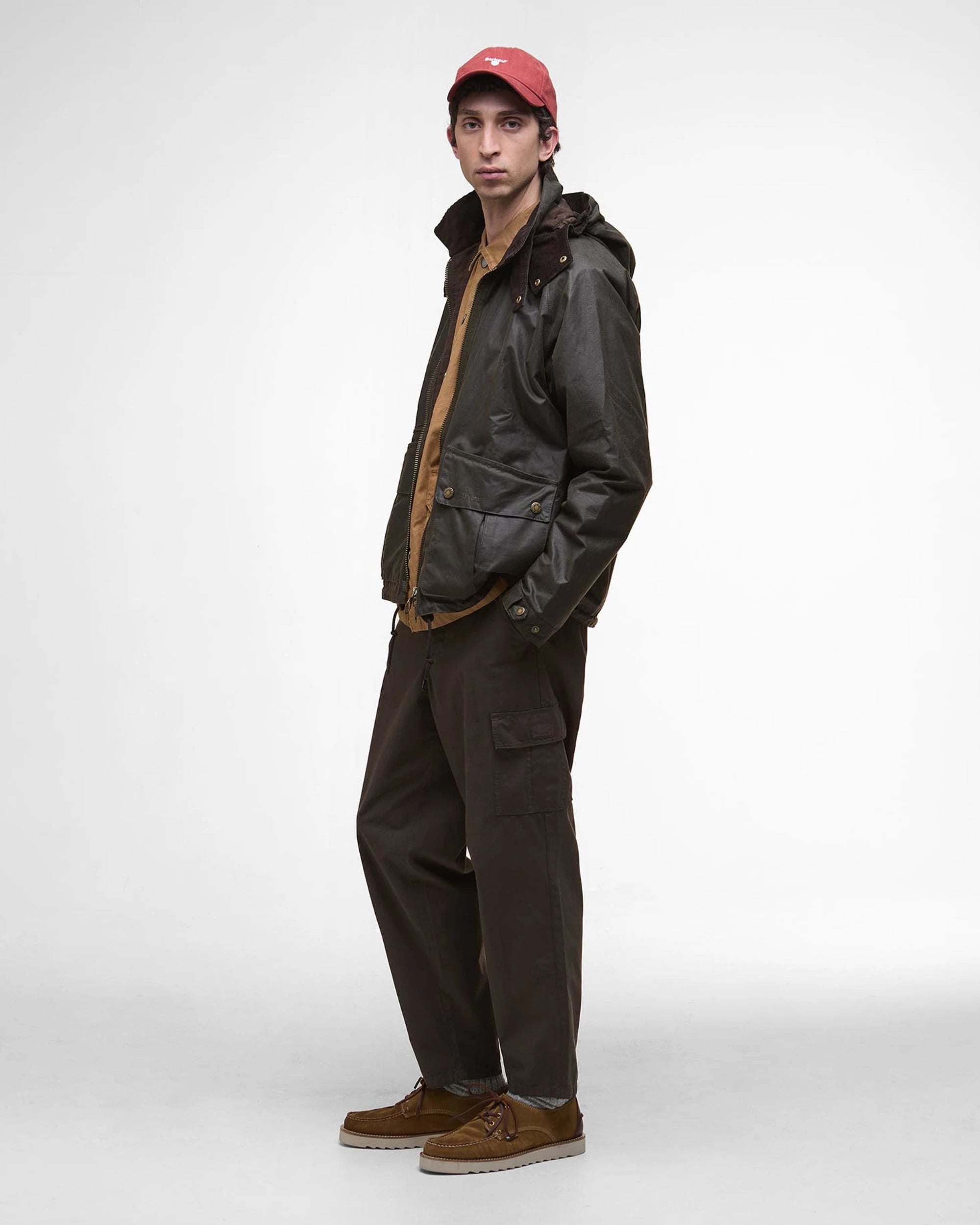 Re-Engineered Bardon Spey Wax Jacket AW25 Barbour - Olive