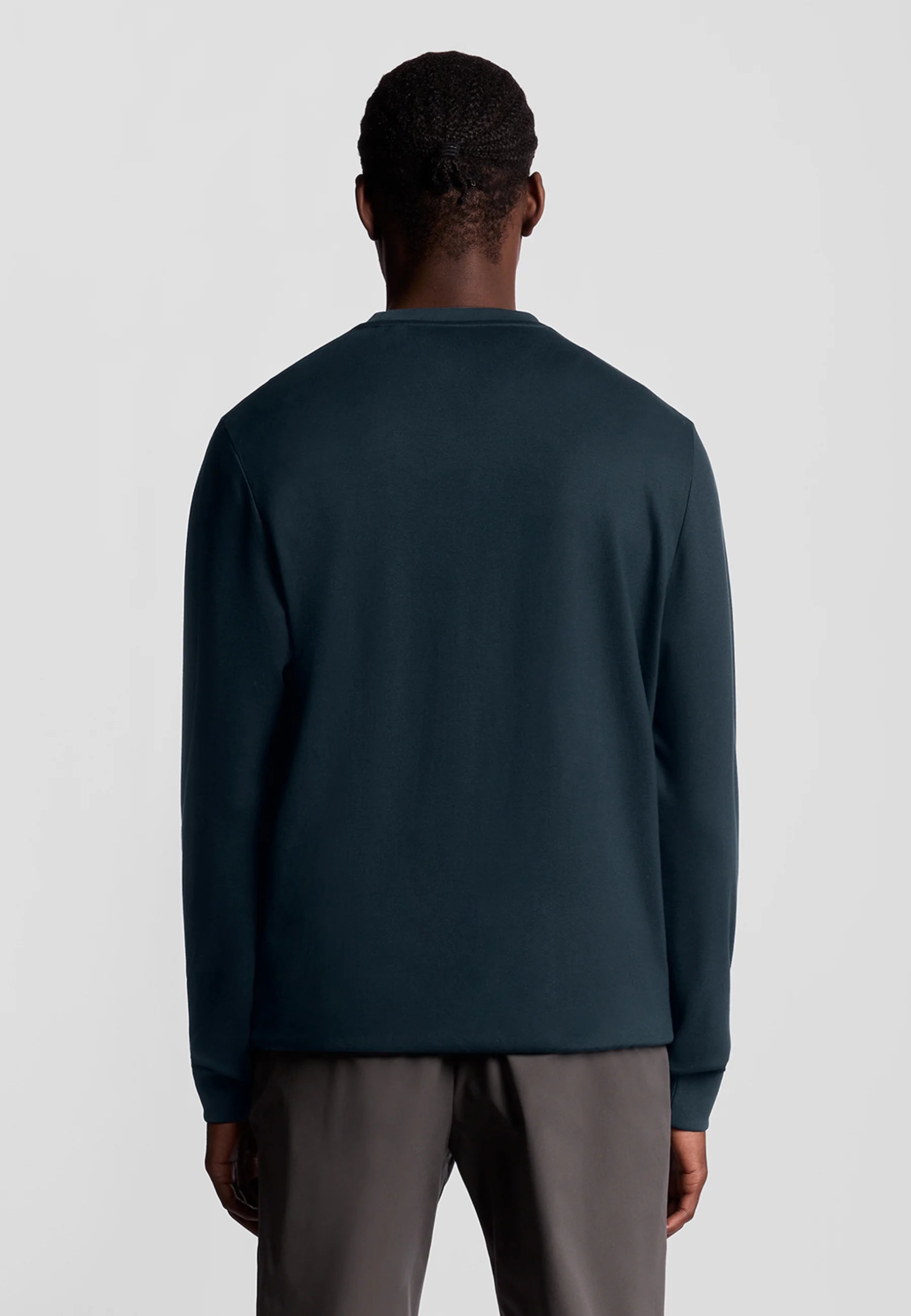 Brushed Back Crew Neck Sweatshirt Lyle & Scott AW25 - Dark Navy