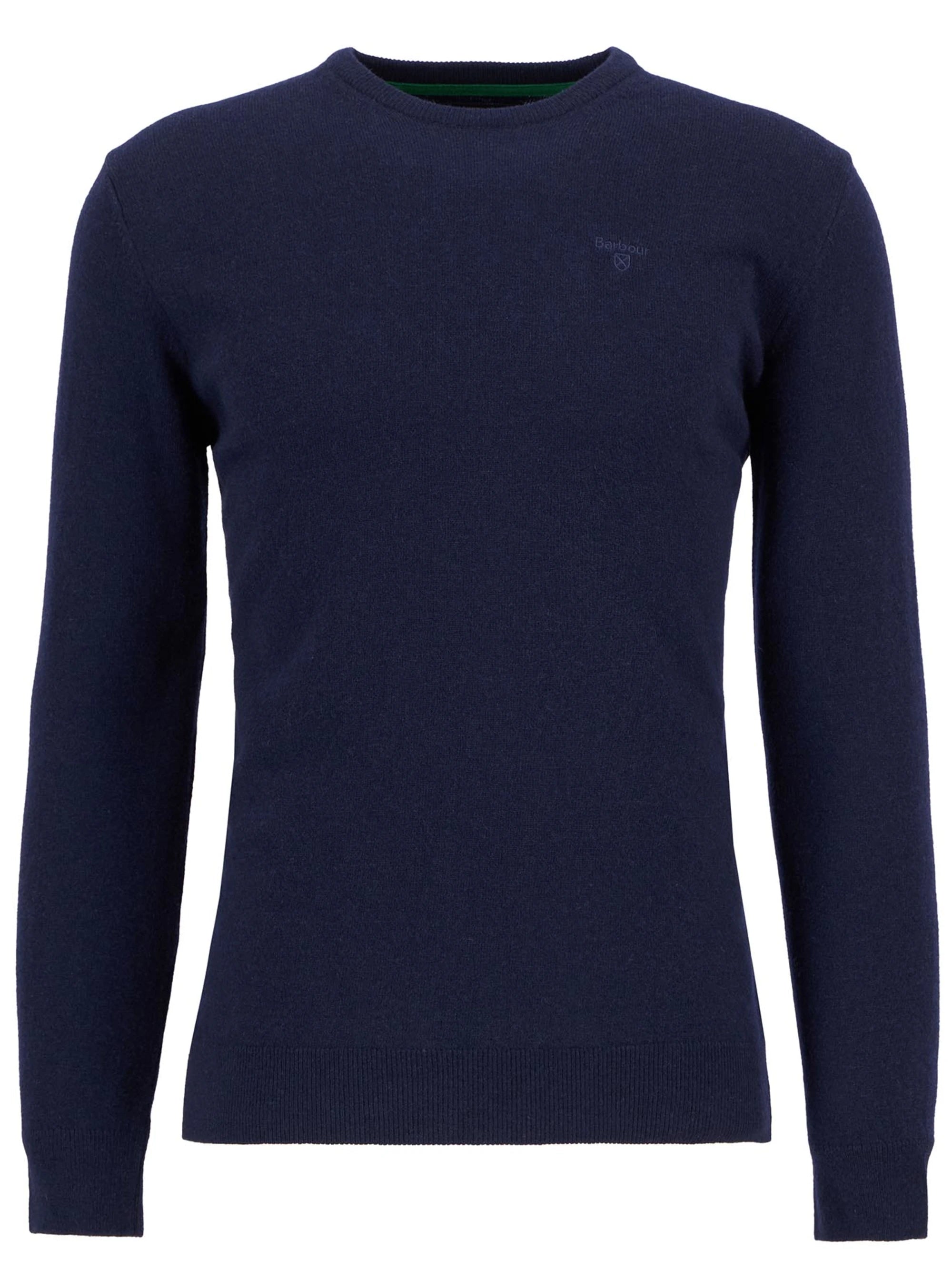 Essential L/Wool Crew AW25 Barbour - Navy