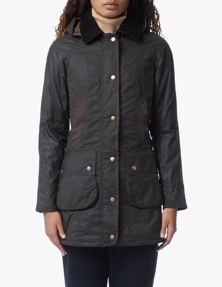 Bower Wax Jacket FW24 Wax Coat Barbour - Olive / Classic