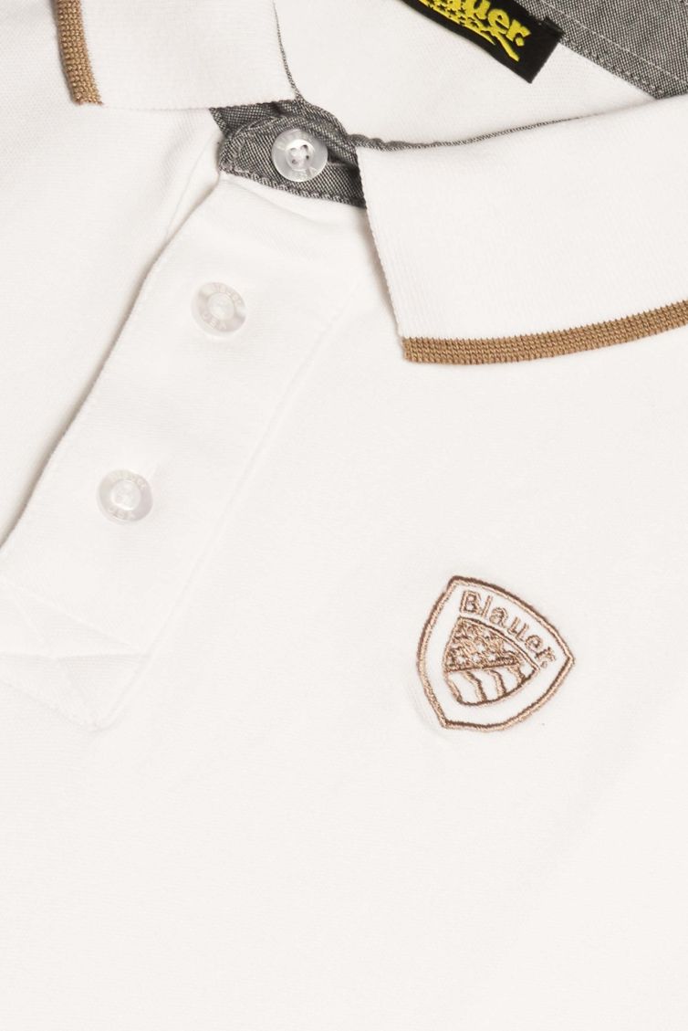 Polo Damon Blauer - Optical White