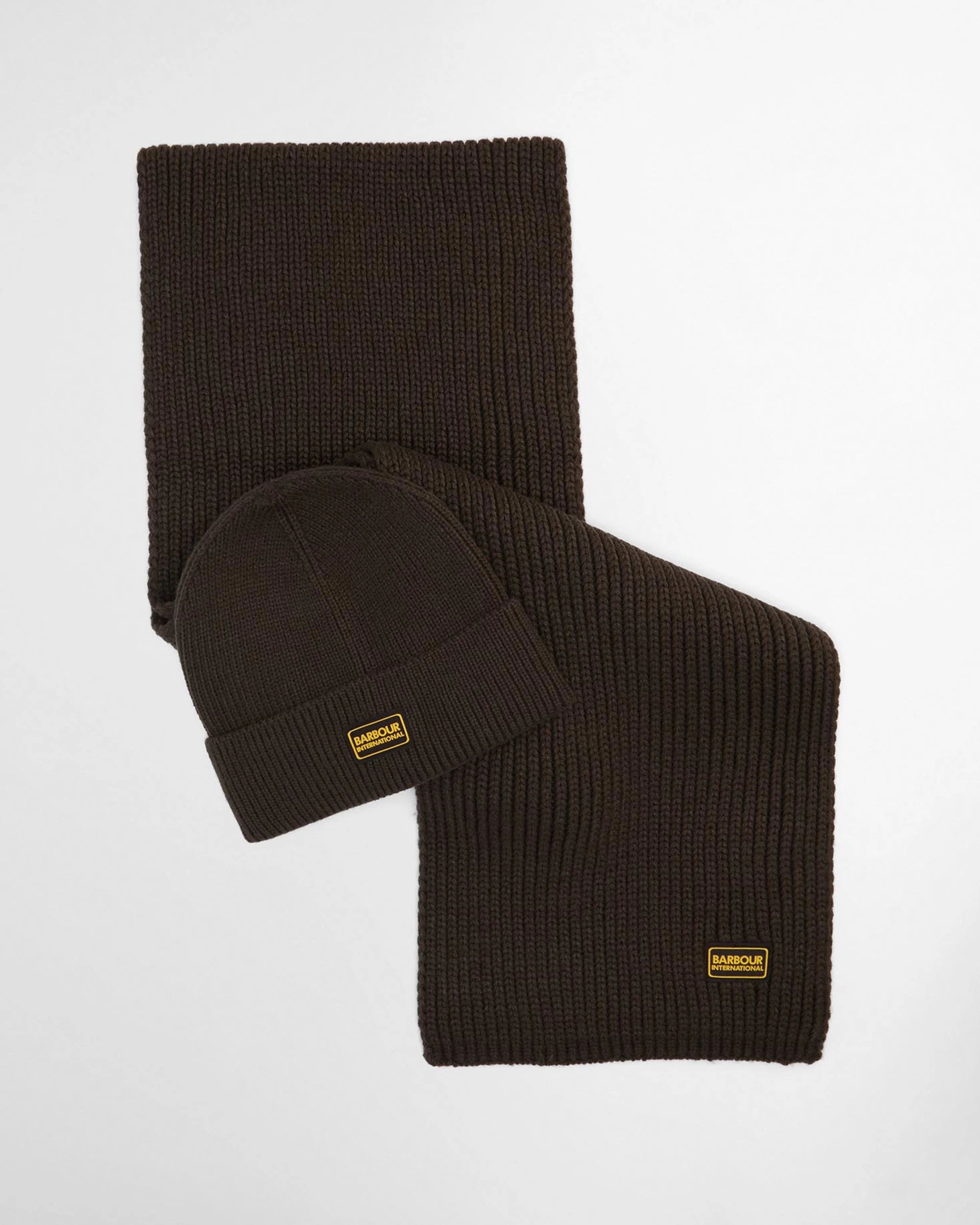 Sweeper Legacy Beanie & Scarf Gift Set AW25 Barbour International - Sage