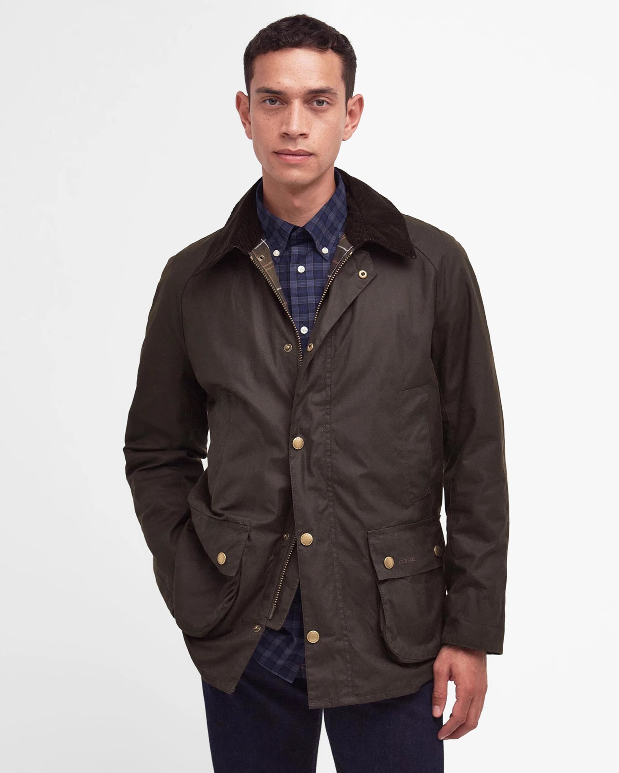 Ashby Wax Jacket AW25 Barbour - Olive
