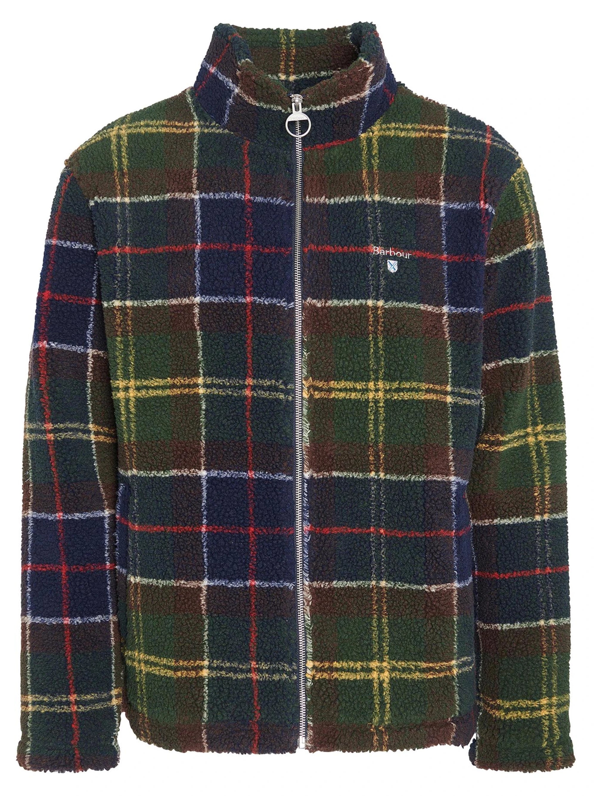 Tartan Fleece Zip Through AW25 Barbour - Classic Tartan