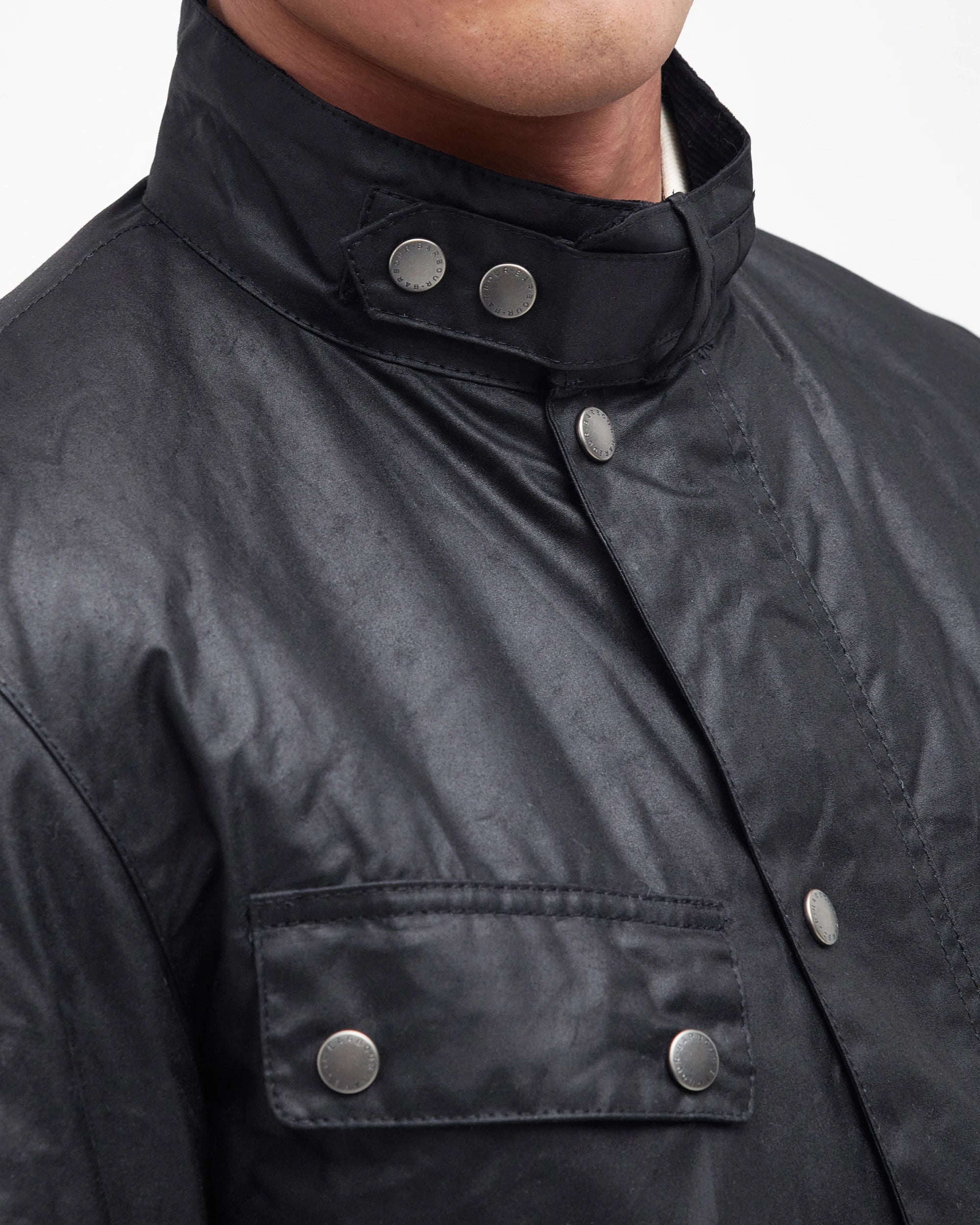 Duke Wax Jacket AW25 Barbour International - Black