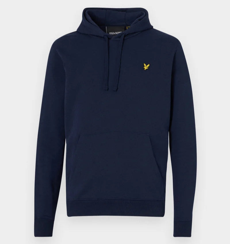 Brushed Back Hoodie Lyle & Scott AW25 - Dark Navy