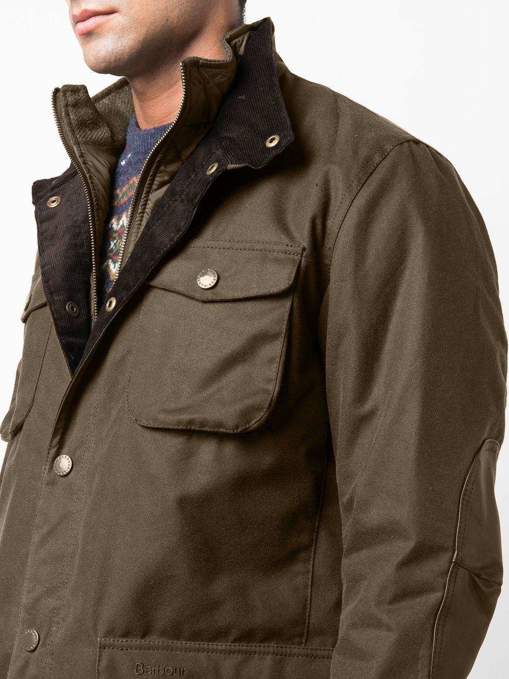 Ogston Wax Jacket FW24 Barbour - Olive