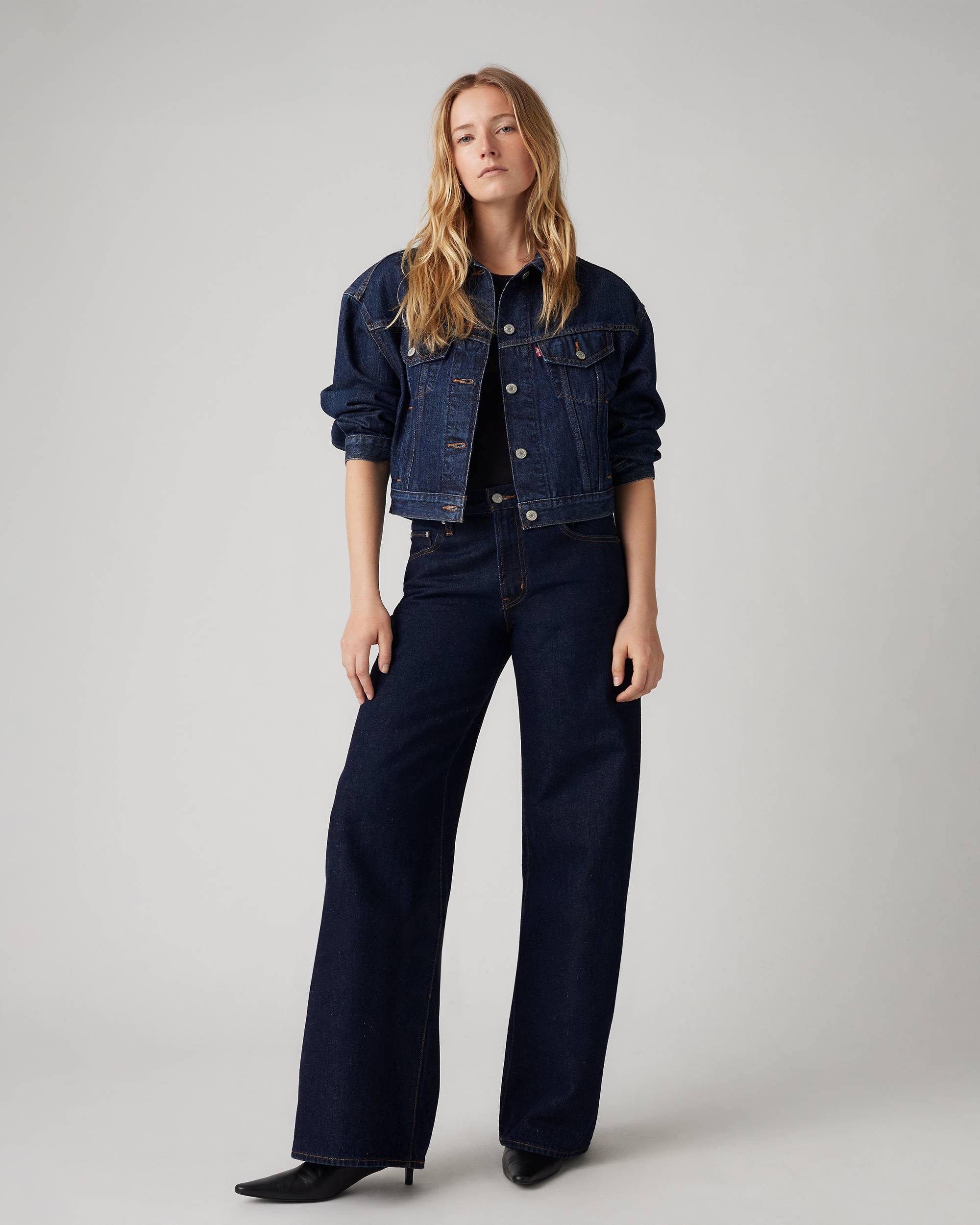 Levi's Donna Jeans XL Straight - Dream Nice Dreams / Blu