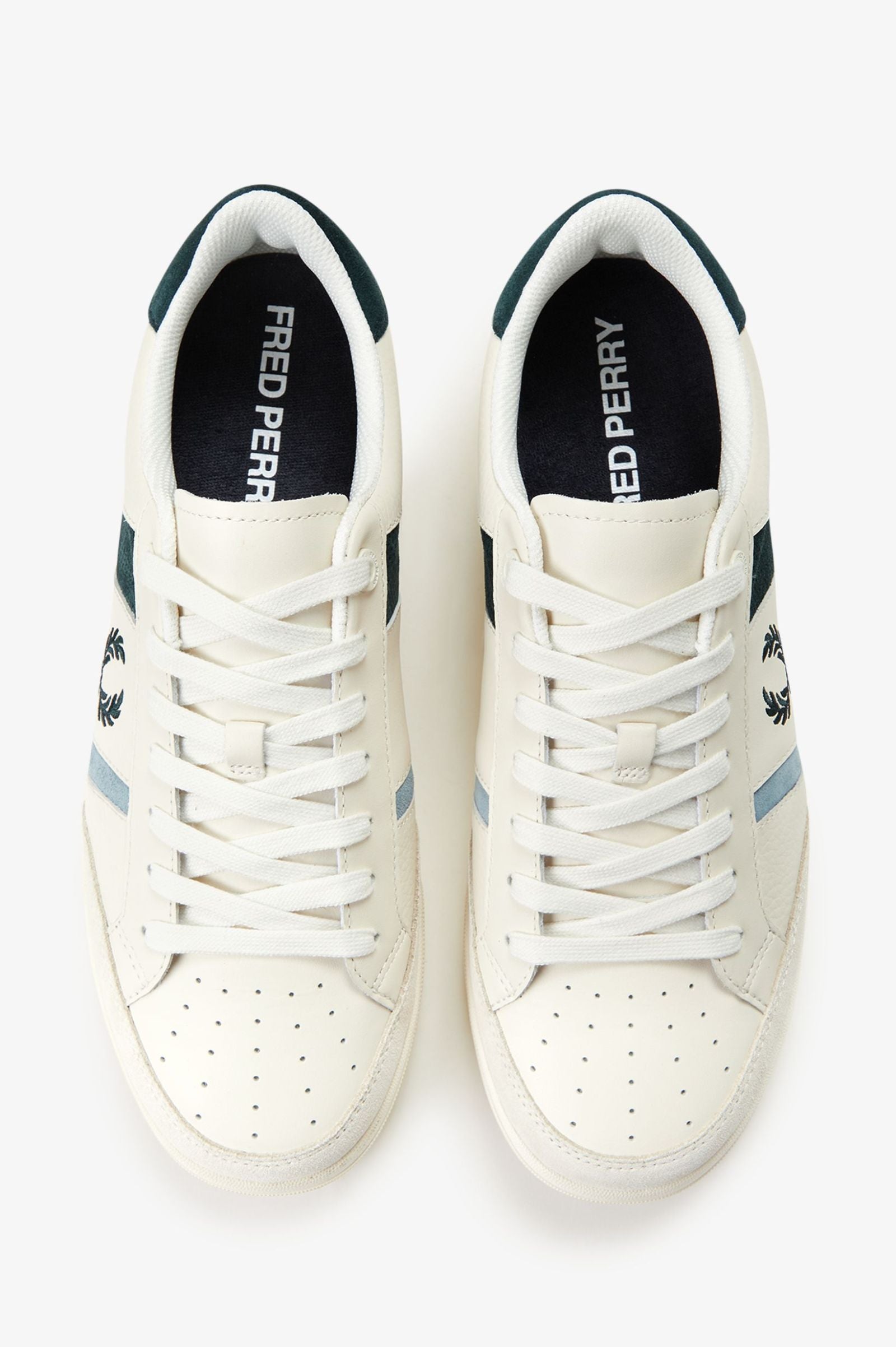 Fred Perry B725 Leather/ Suede - Ecru