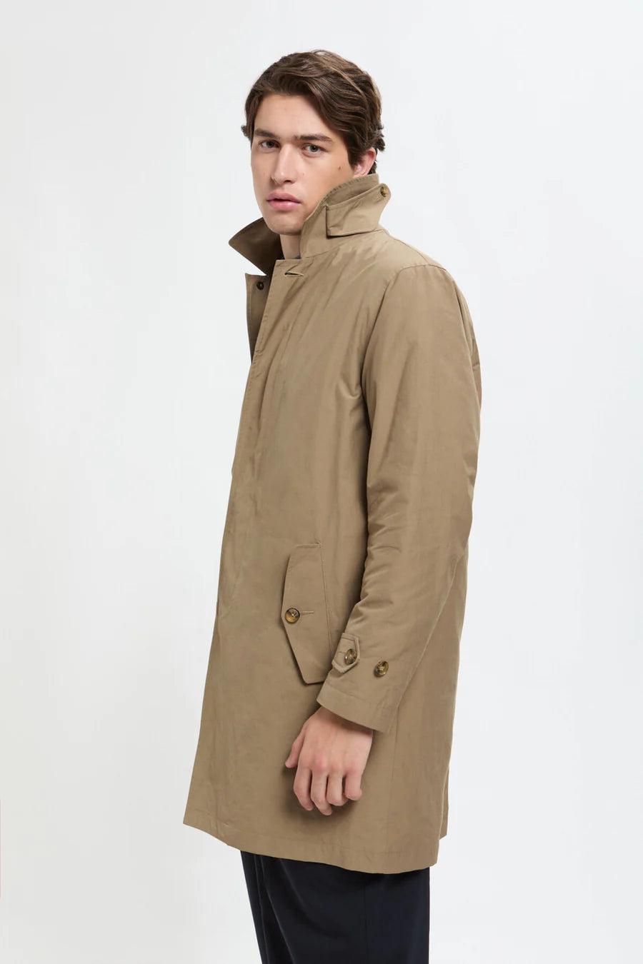 G10 Detachable con Patta Antivento Baracuta AW25 - Tan