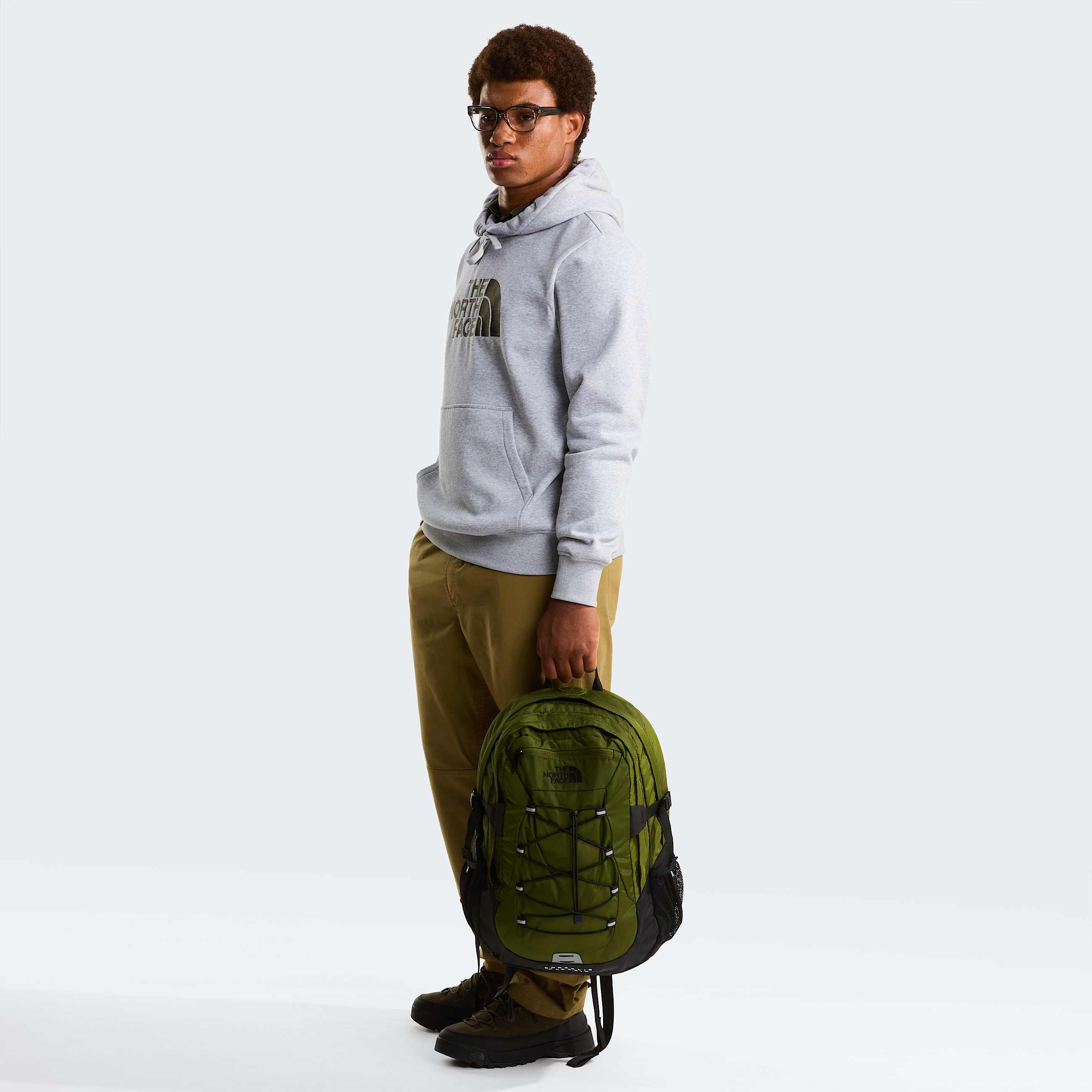 Borealis Classic Backpack The North Face - Woodland Green-TNF Black