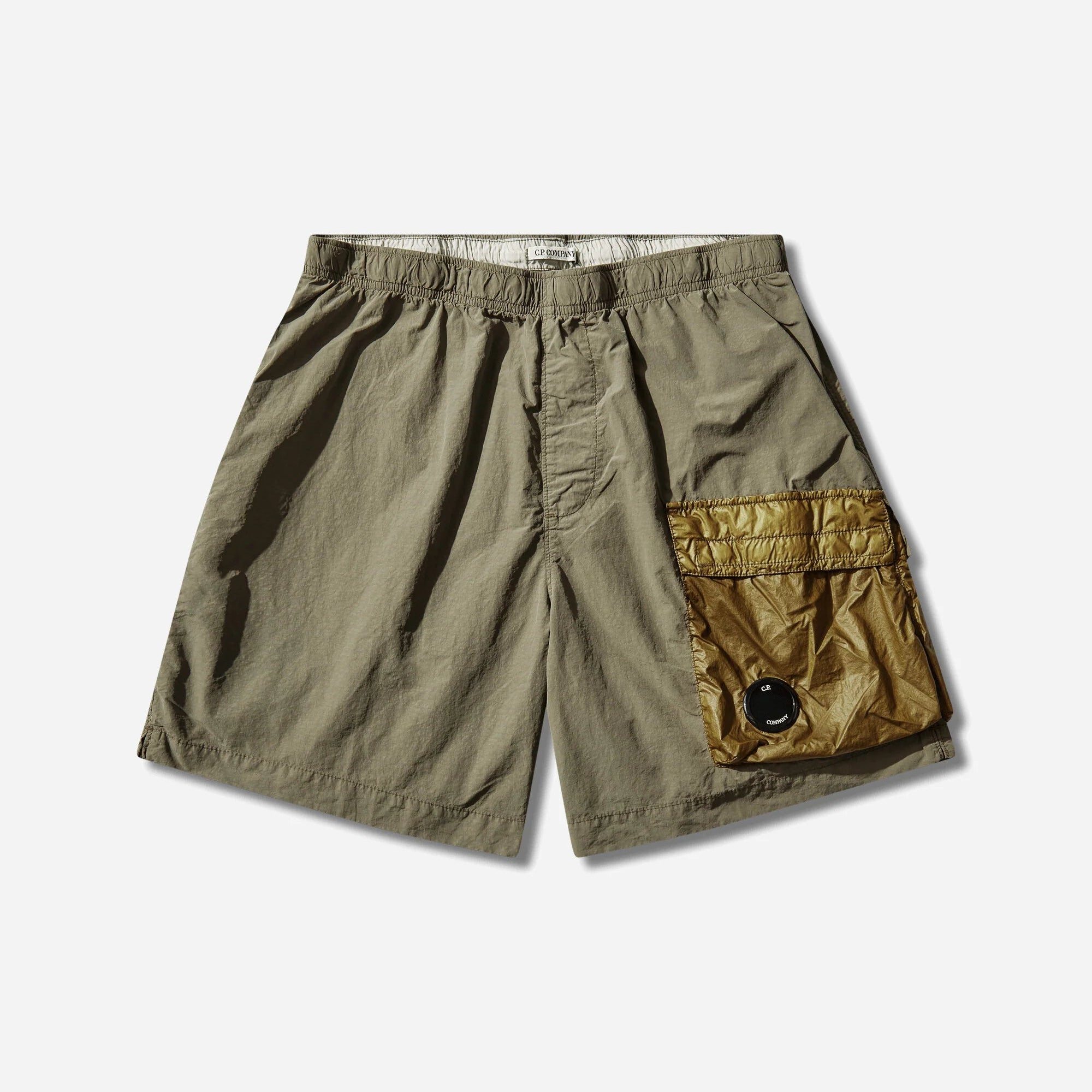 Men's Flatt Nylon Swim Shorts Dried Herb C.P. Company - Dried Herb