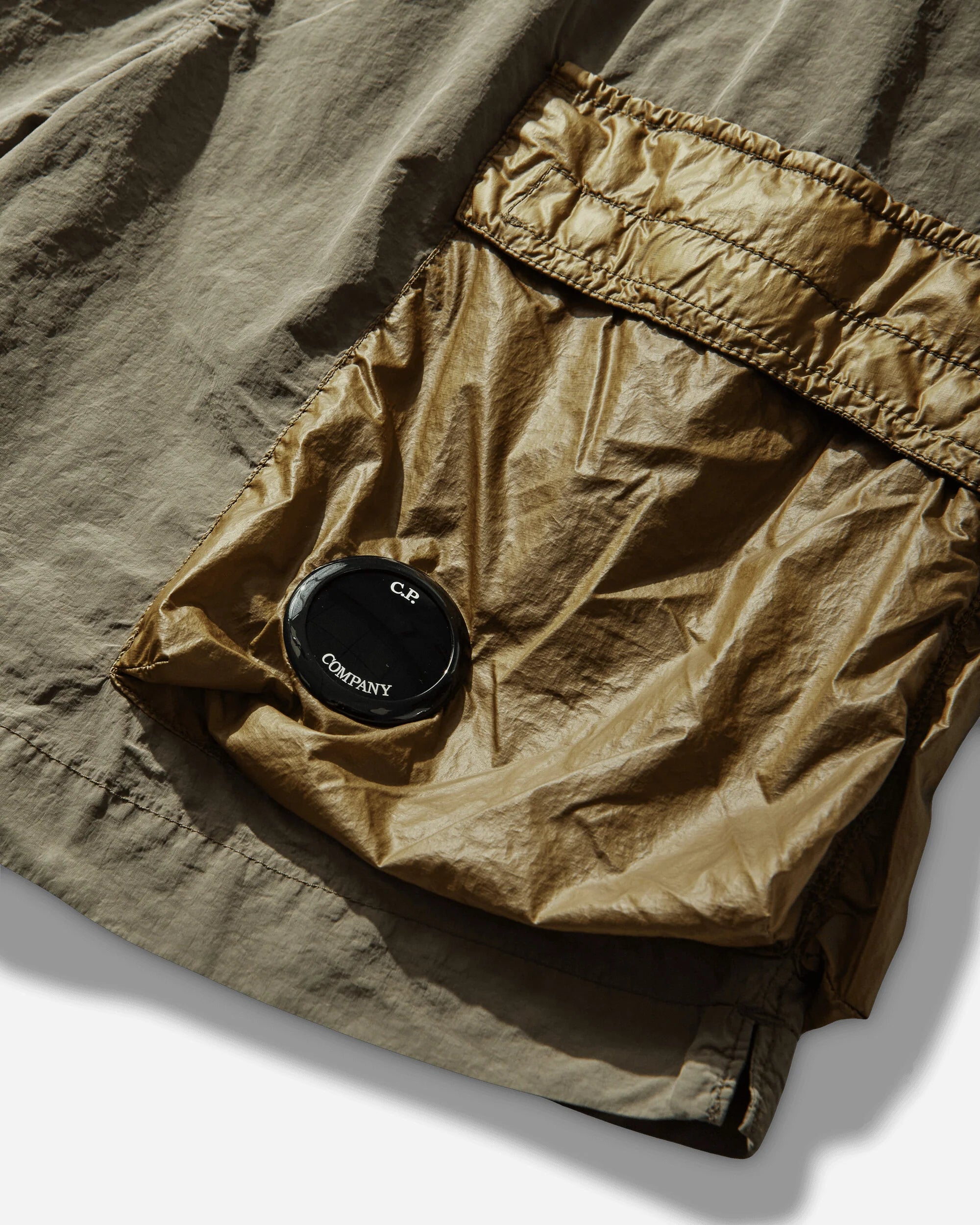 Men's Flatt Nylon Swim Shorts Dried Herb C.P. Company - Dried Herb
