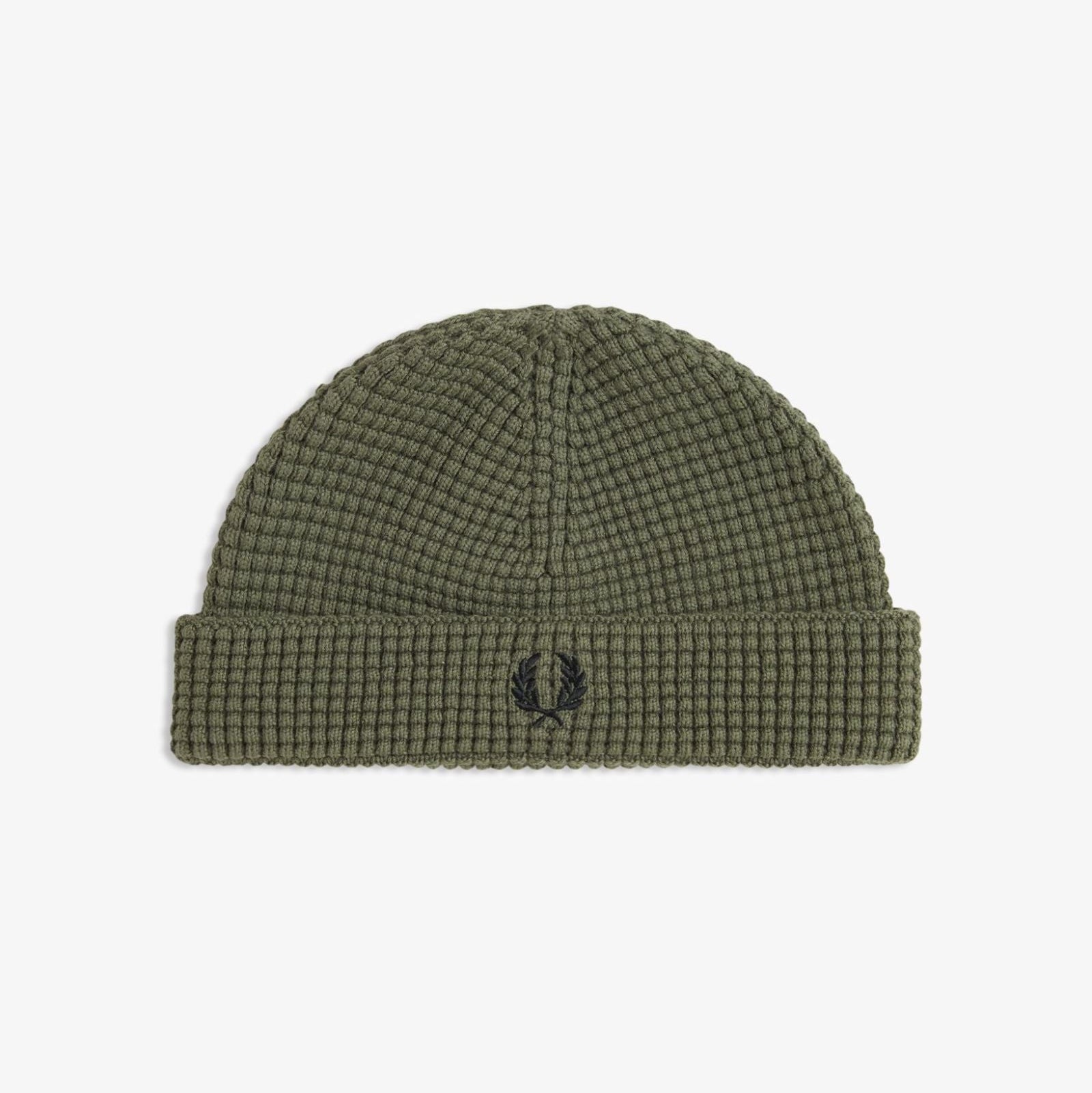 Waffle Beanie Fred Perry AW25 - Laurel Wreath Green