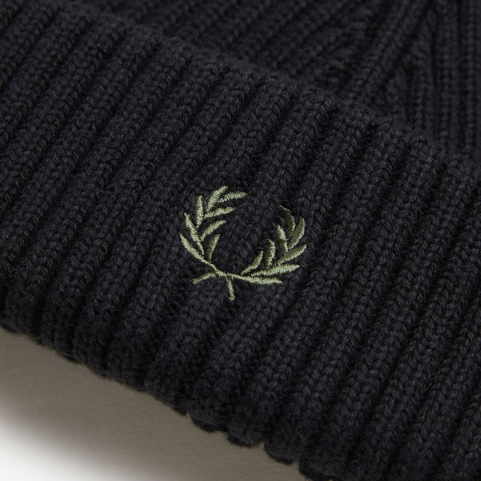 FP Cotton Rib Beanie Fred Perry - Black