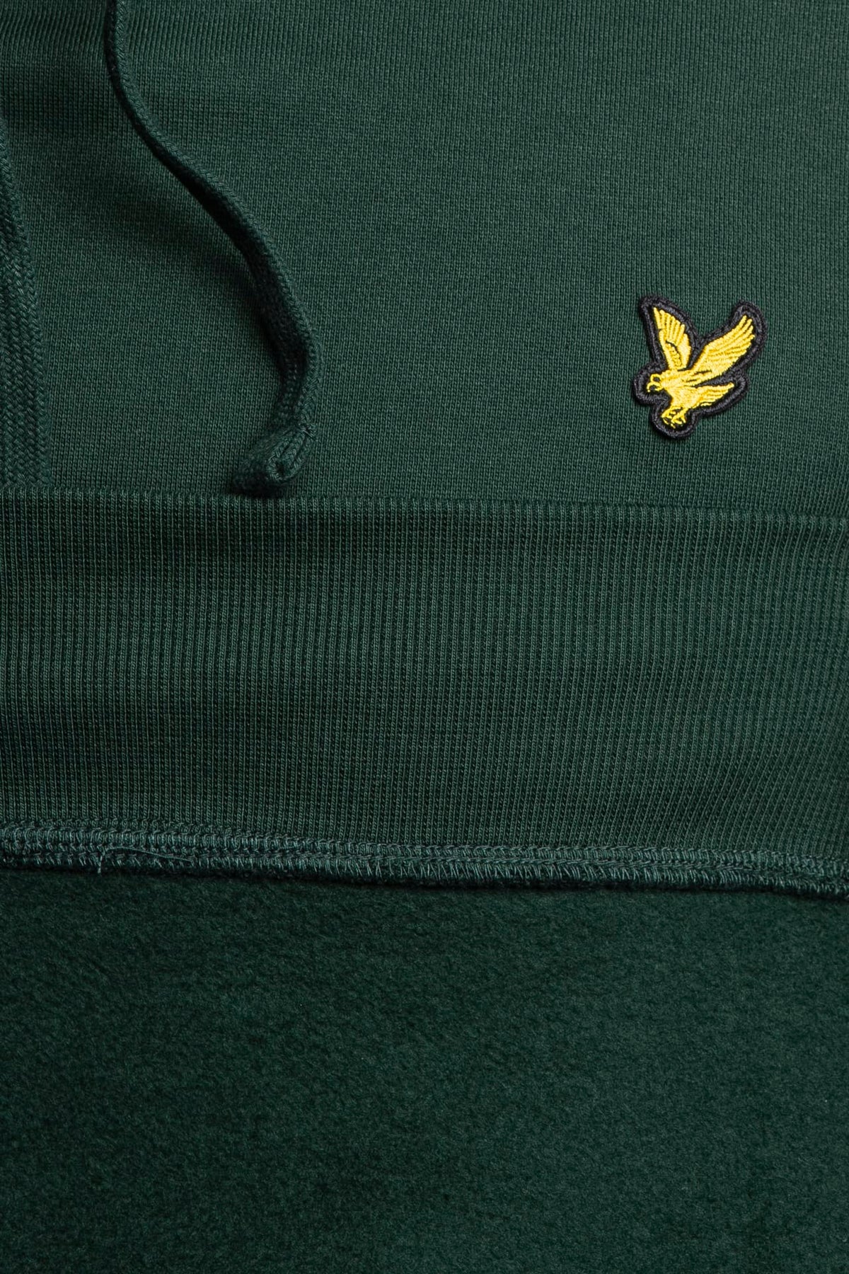 Lyle & Scott – Brushback Pullover Hoodie – Dark Green