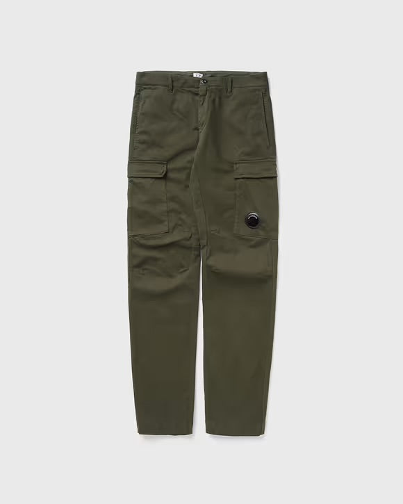 C.P. Company – Stretch Sateen Ergonomic Cargo Pants – Ivy Green